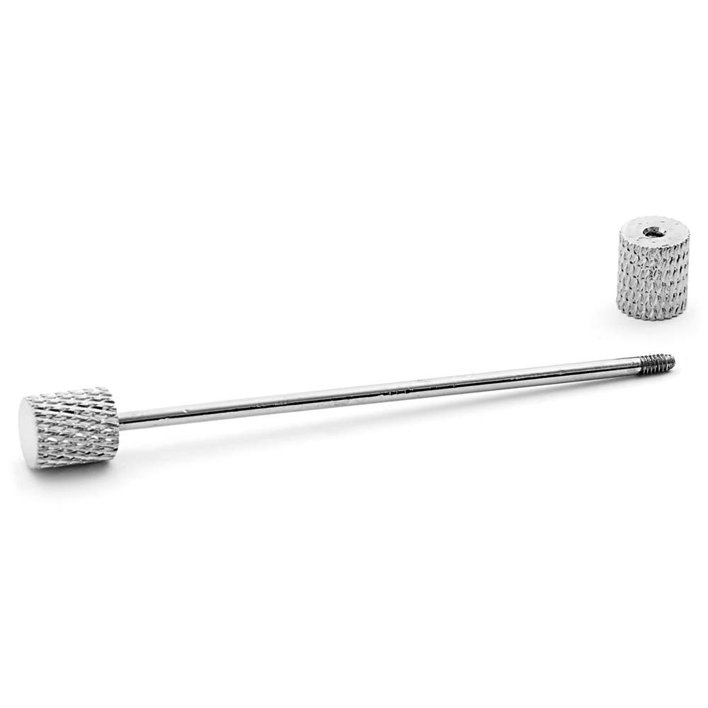 hover: Silver-Tone Engraved Collar Bar hover: Silver-Tone Engraved Collar Bar