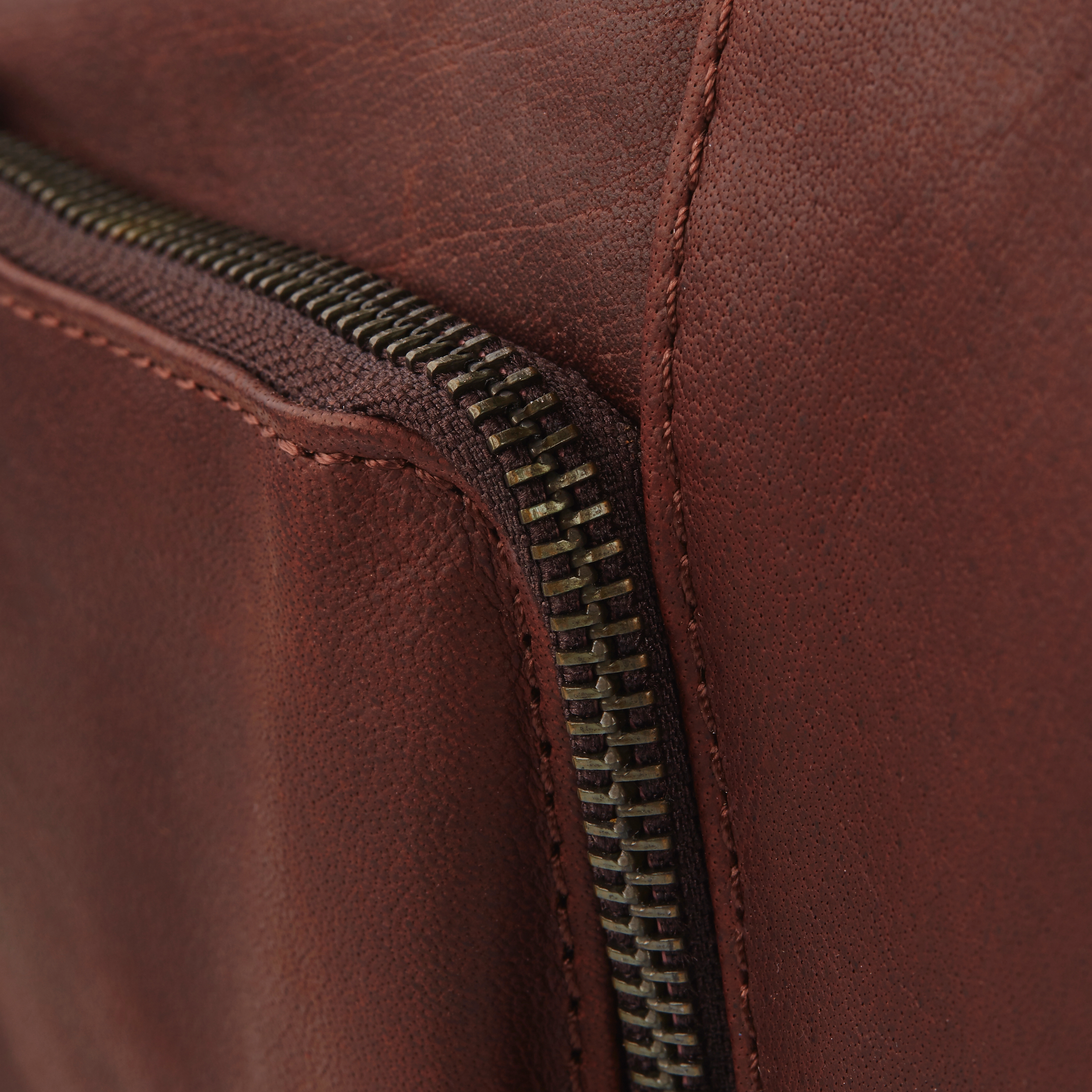 Borsa da viaggio Oxford classica in pelle marrone - 6