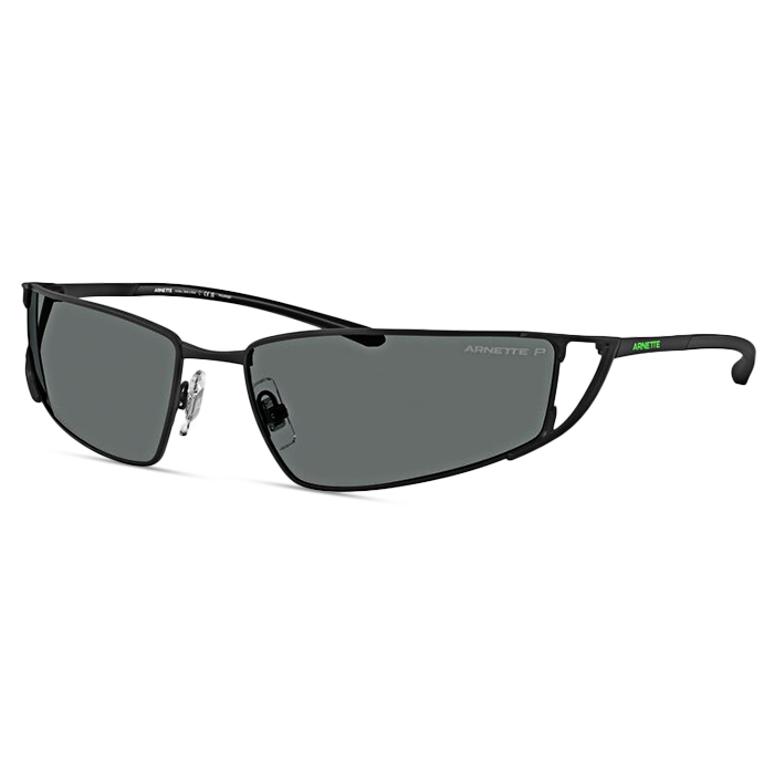 Black Polarised Wrap-Around Sunglasses | Arnette 0AN3093 - 2