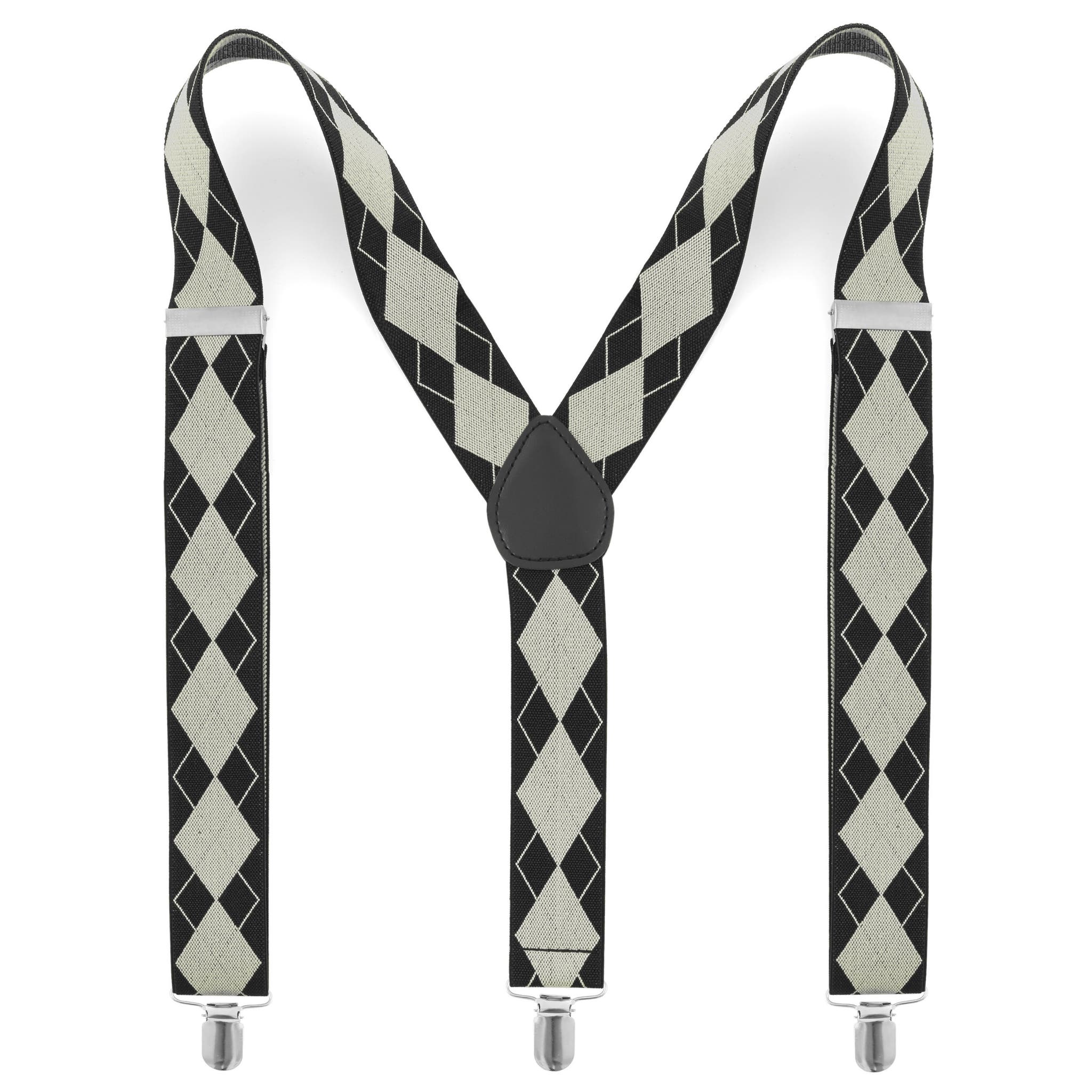 Large Diamond Patterned Suspenders In stock! Tailor Toki