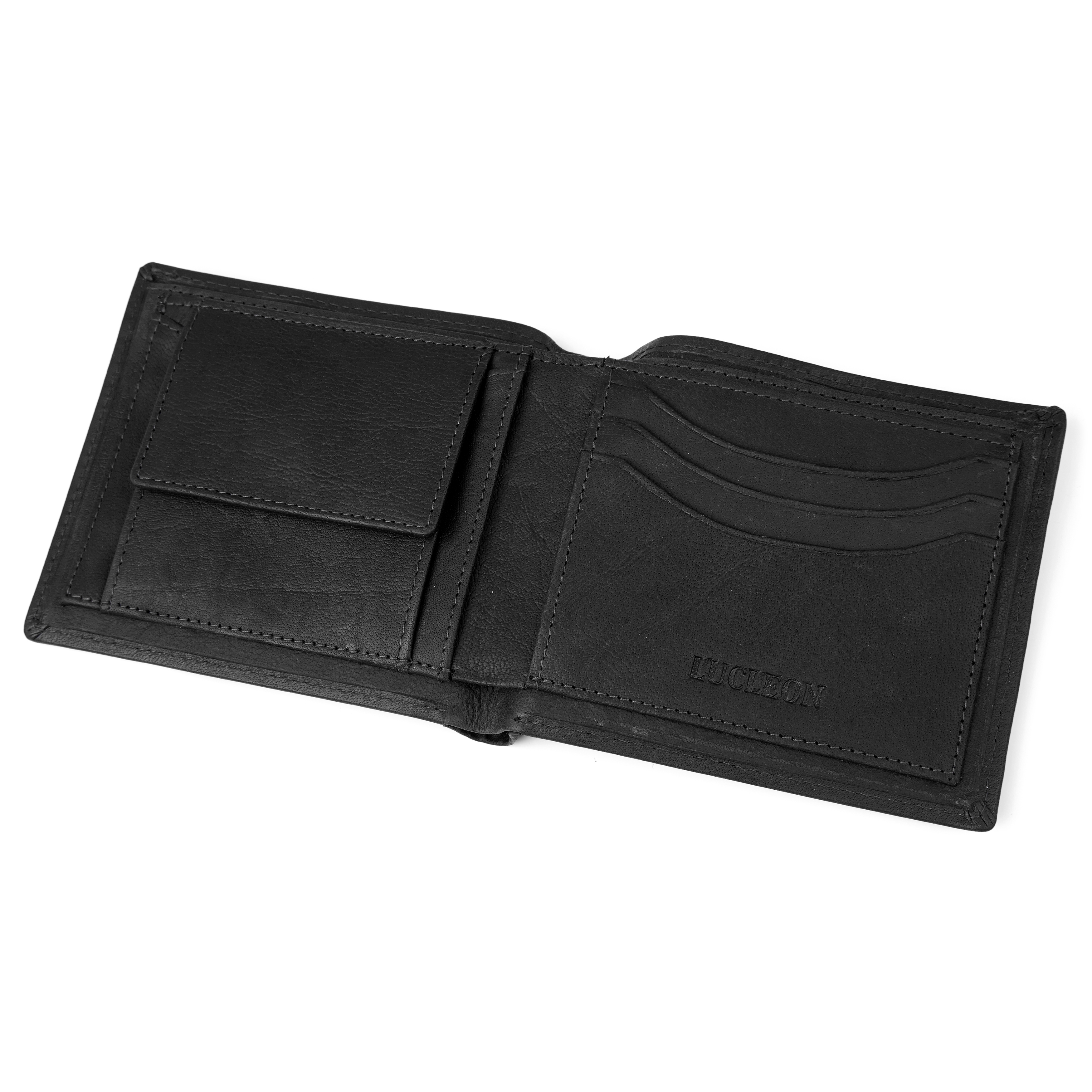 Oxford Classic Black Leather Wallet - 3