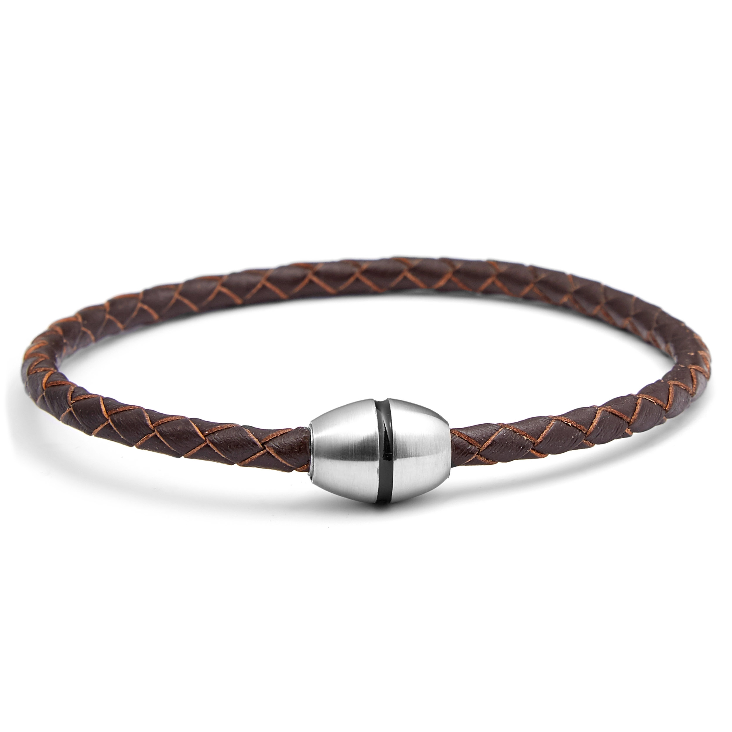 Braunes gewobenes Armband - 3