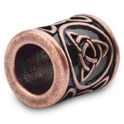 Μπρονζέ Ατσάλινο Δαχτυλίδι Γενειάδας Celtic Knot 