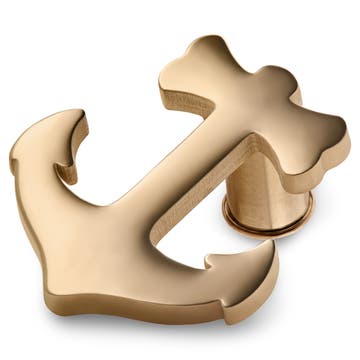 Złocista zawieszka do zegarka kotwica ze stali nierdzewnej Złocista zawieszka do zegarka kotwica ze stali nierdzewnej