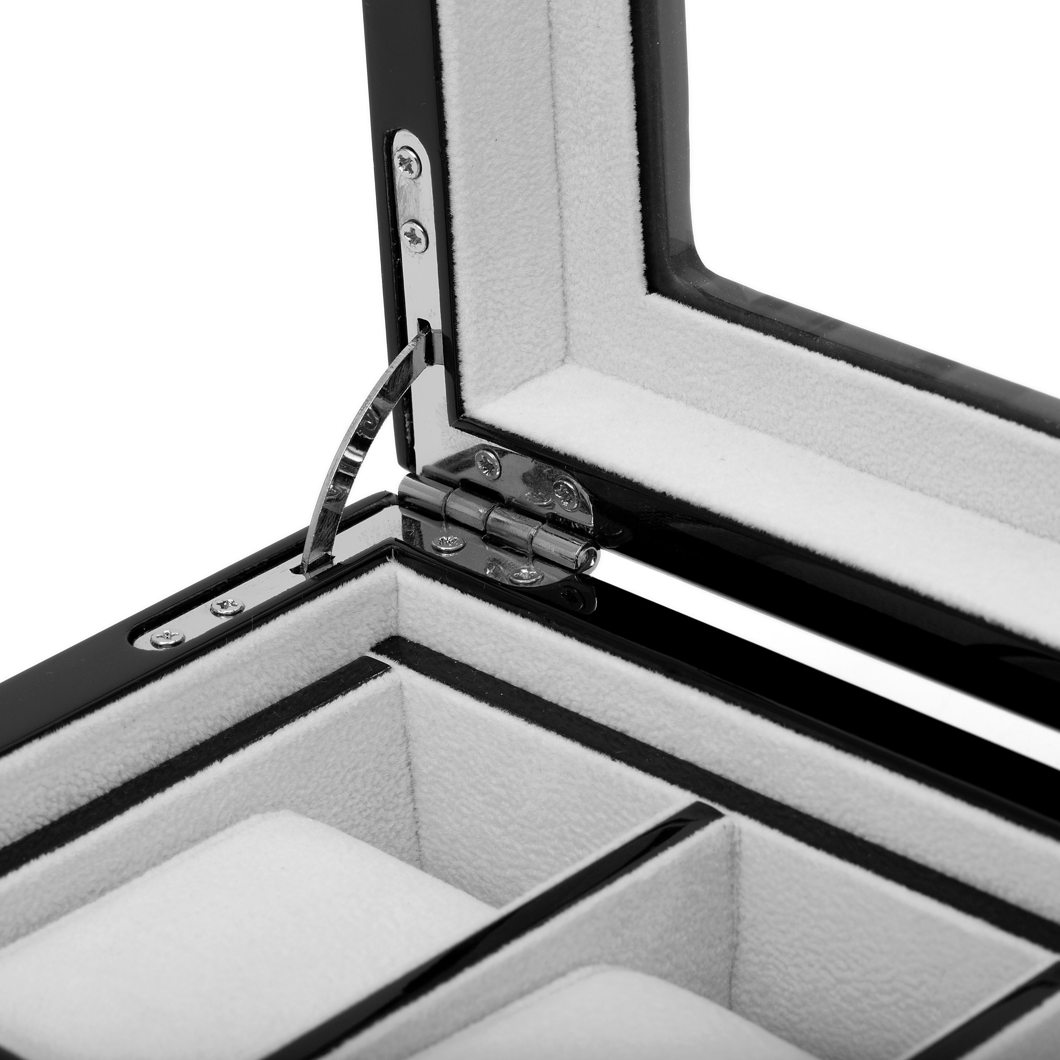 Klassische Karierte Uhrenbox - 10 Uhren - 6