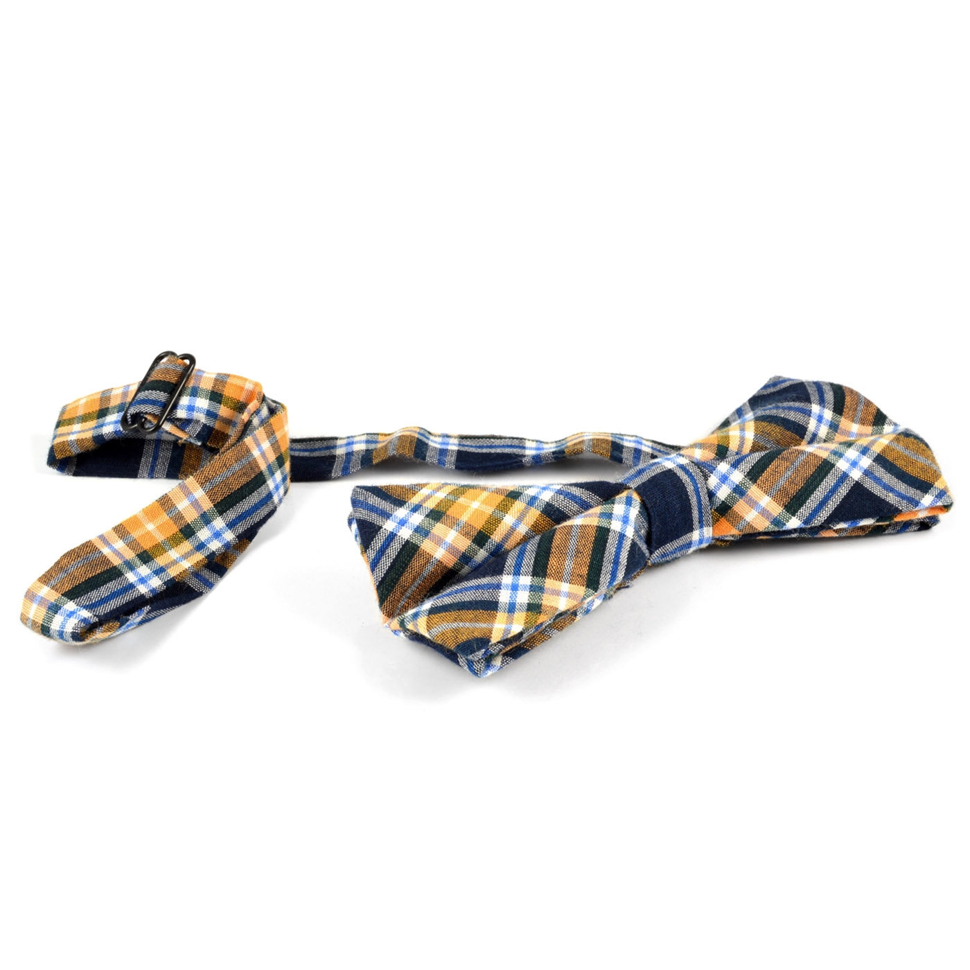 Orange/Blå Bomullsfluga - 2