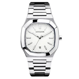 Horloges witte wijzerplaat heren Horloges witte wijzerplaat heren