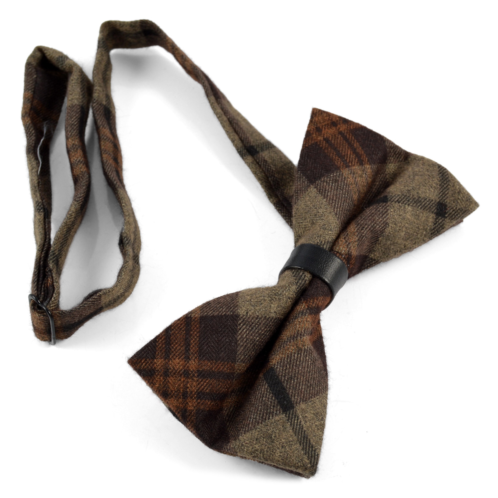 Brun Ternet Uld Butterfly - 2