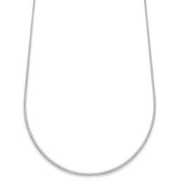 Essentials | 2 mm Silver-Tone Herringbone Chain Necklace