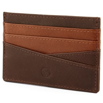 Lacey Brown Leather RFID Card Holder