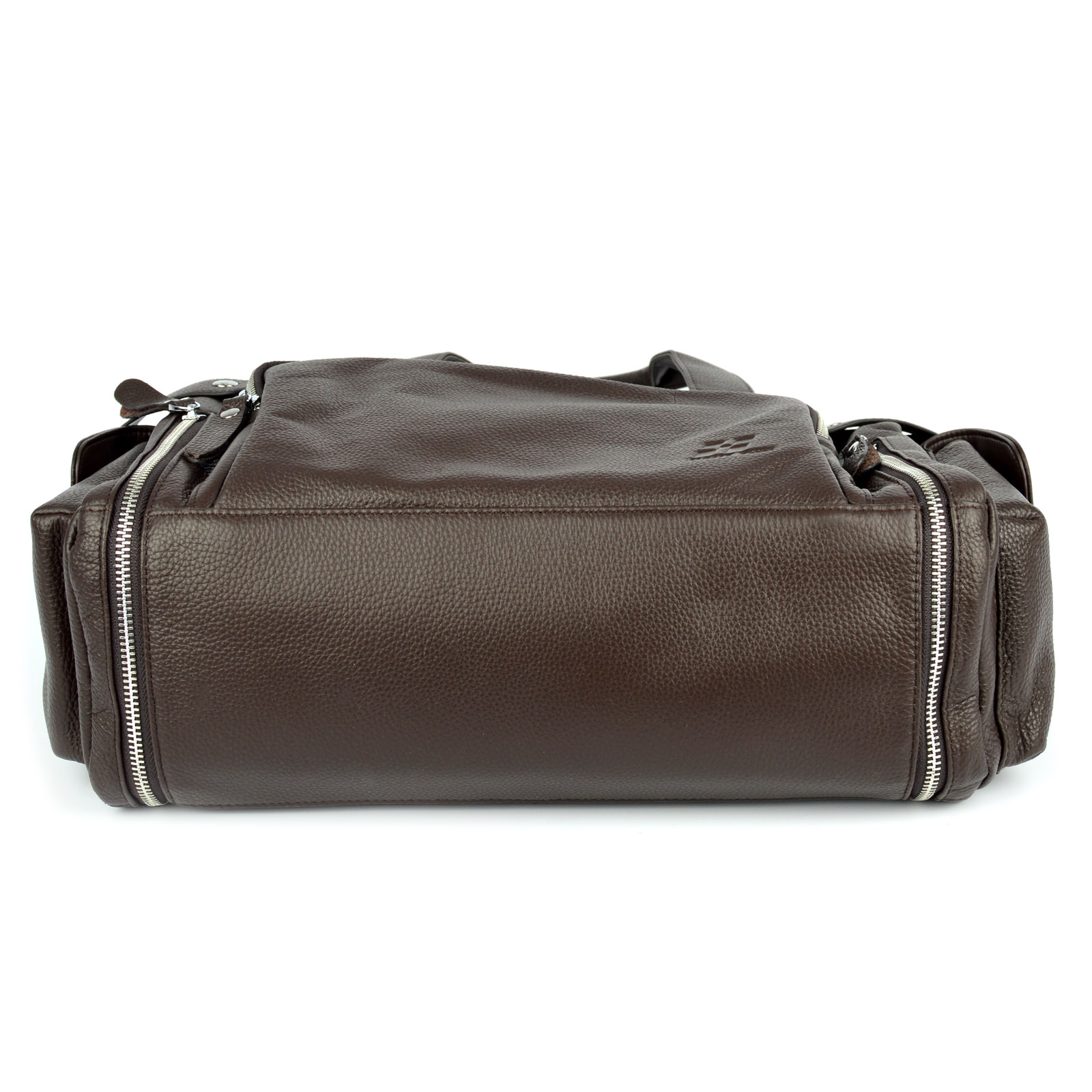 Bolsa de cuero marrón exclusivo VT - 8