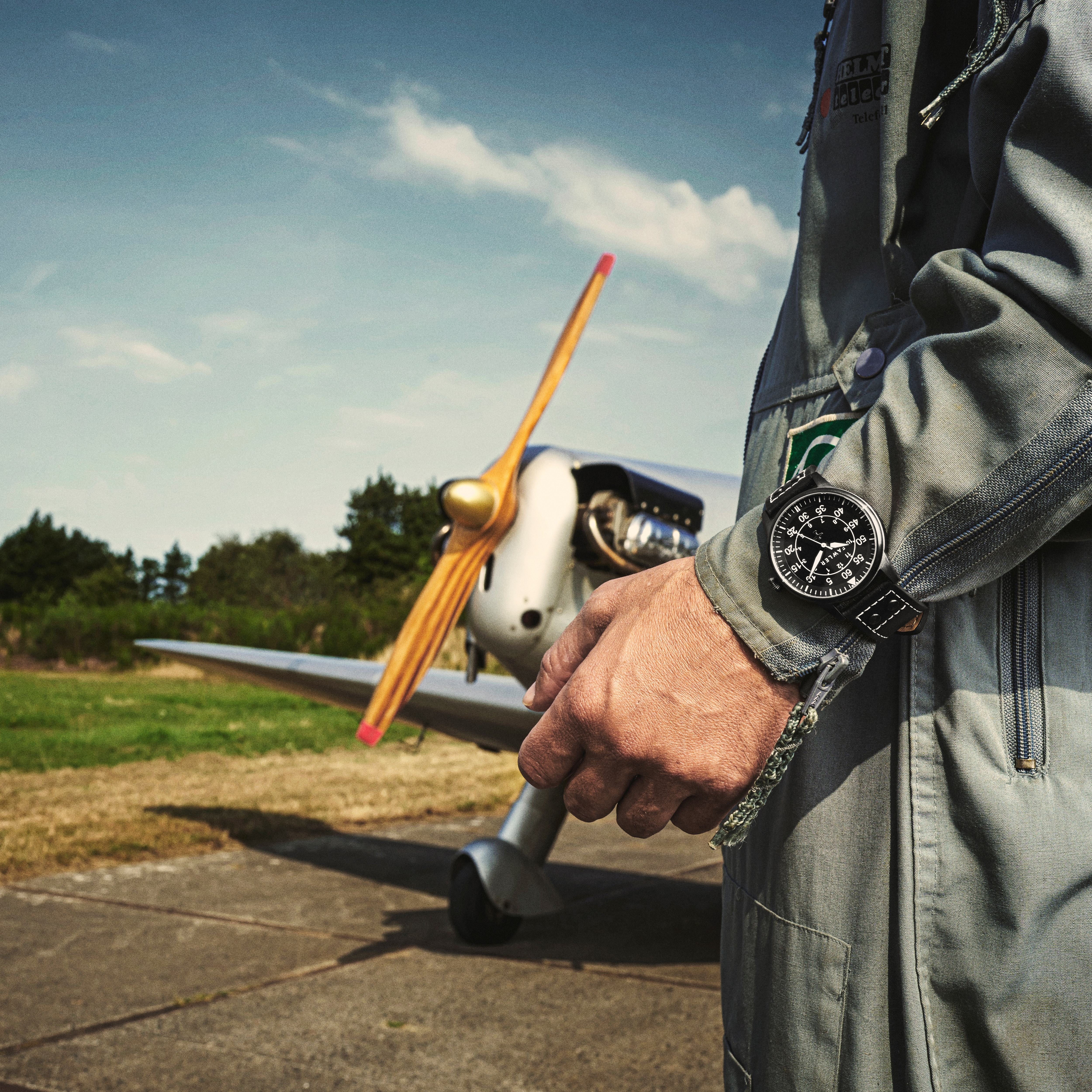 Apollo | Sort Pilotklokke - 4