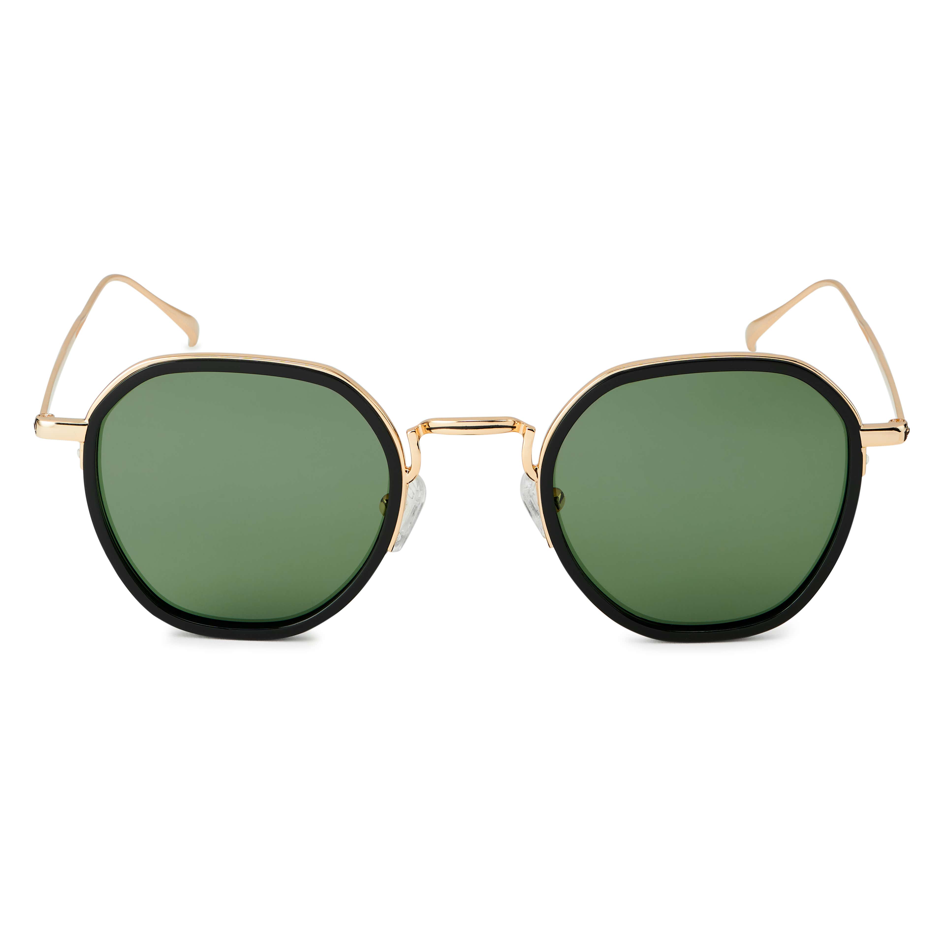 Wylie Thea Gold-Tone & Green Polarised Sunglasses - 2 - gallery