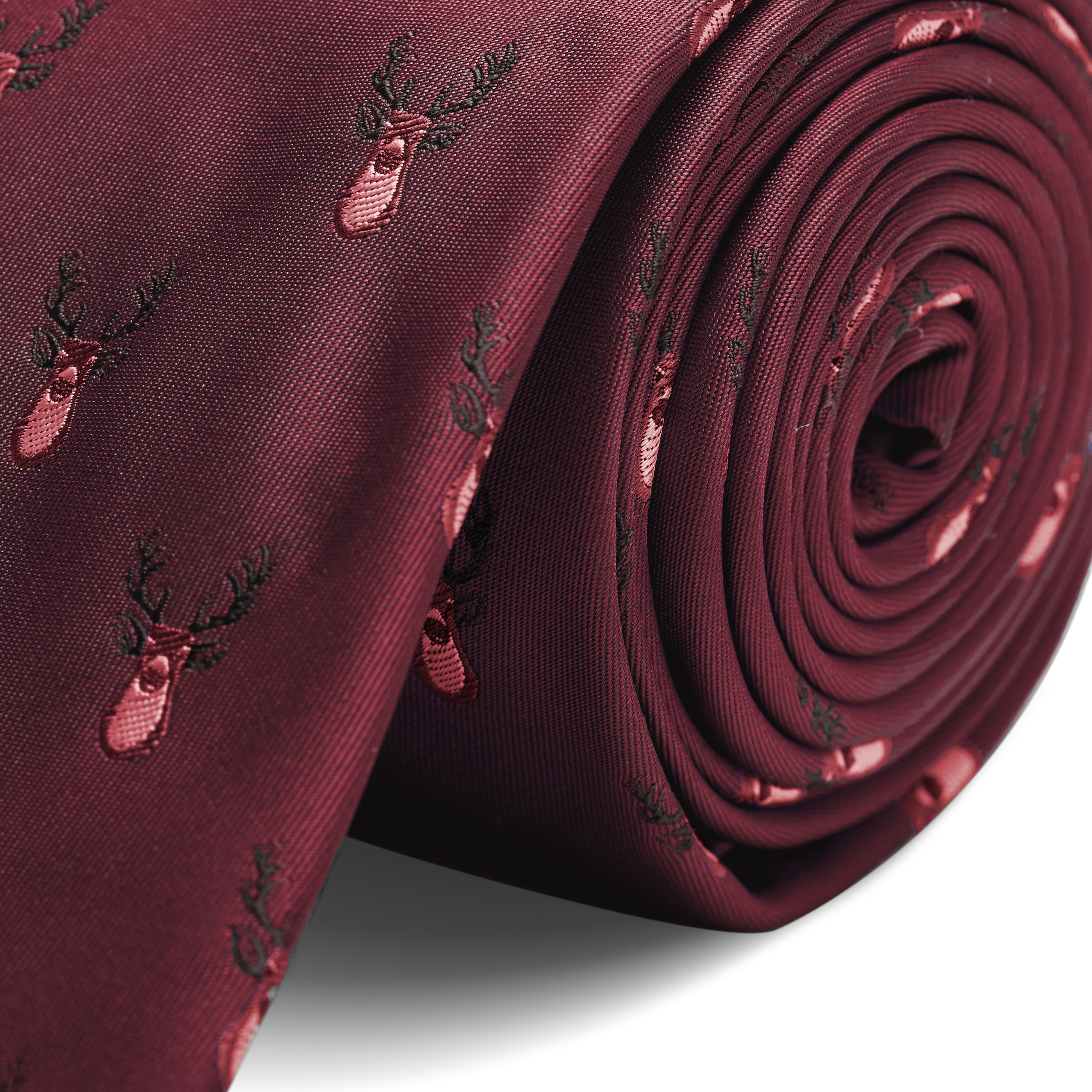 Viininpunainen jouluinen porosolmio - 2