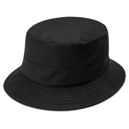 Sombrero cubo impermeable negro Gino 