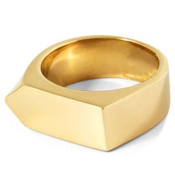 Prsteň Vincent v zlatej farbe