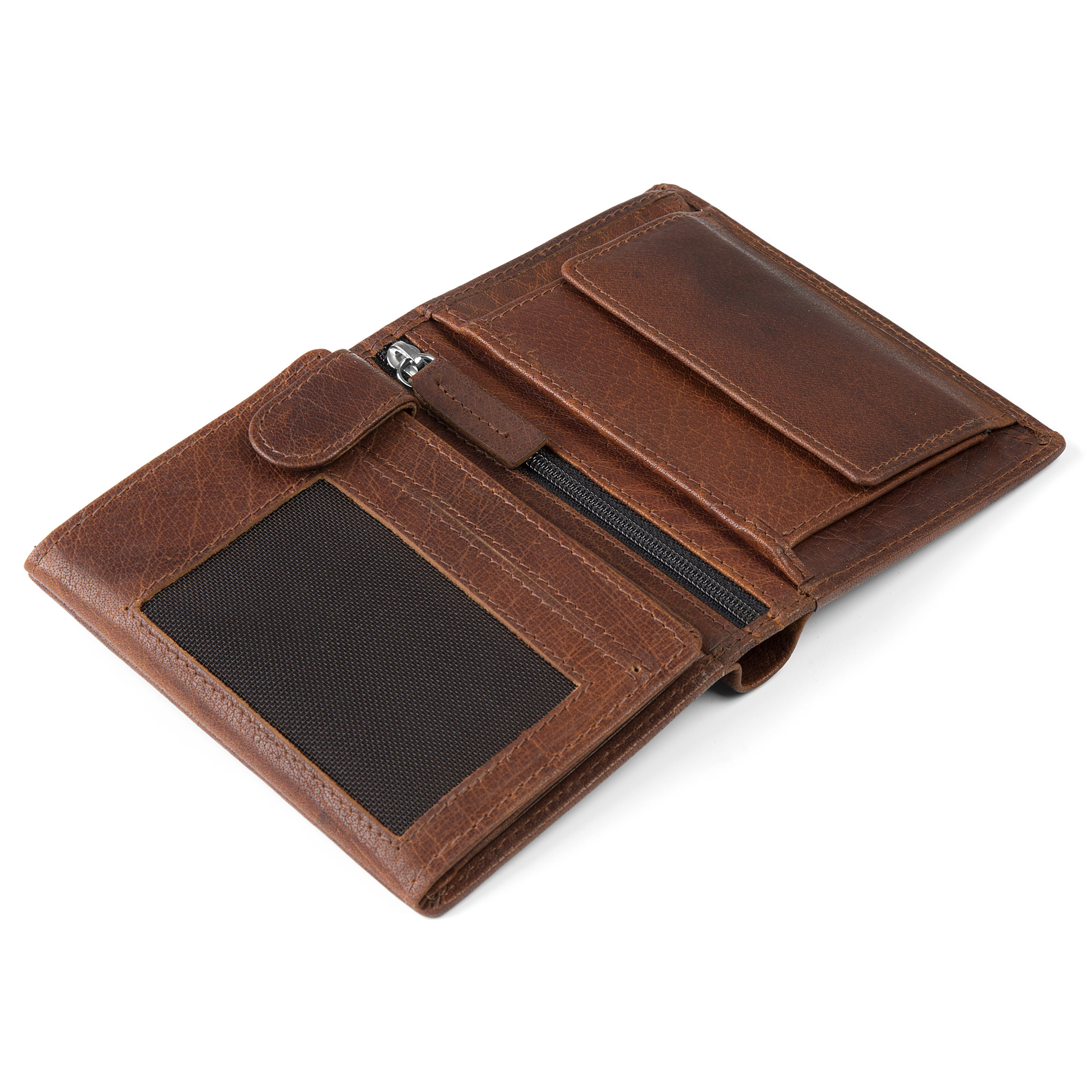Montreal Vintage Tan RFID Leather Wallet - 8