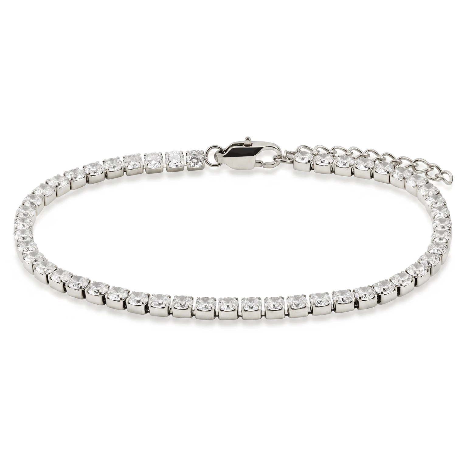 Dazzle | 3 mm tennisarmbånd med krystallzirkonia Dazzle | 3 mm tennisarmbånd med krystallzirkonia