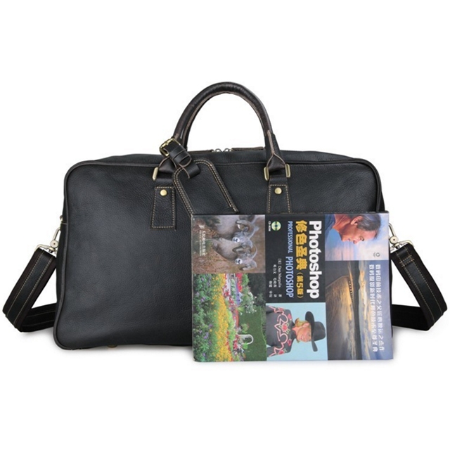 Rjava usnjena nočna torba - 3