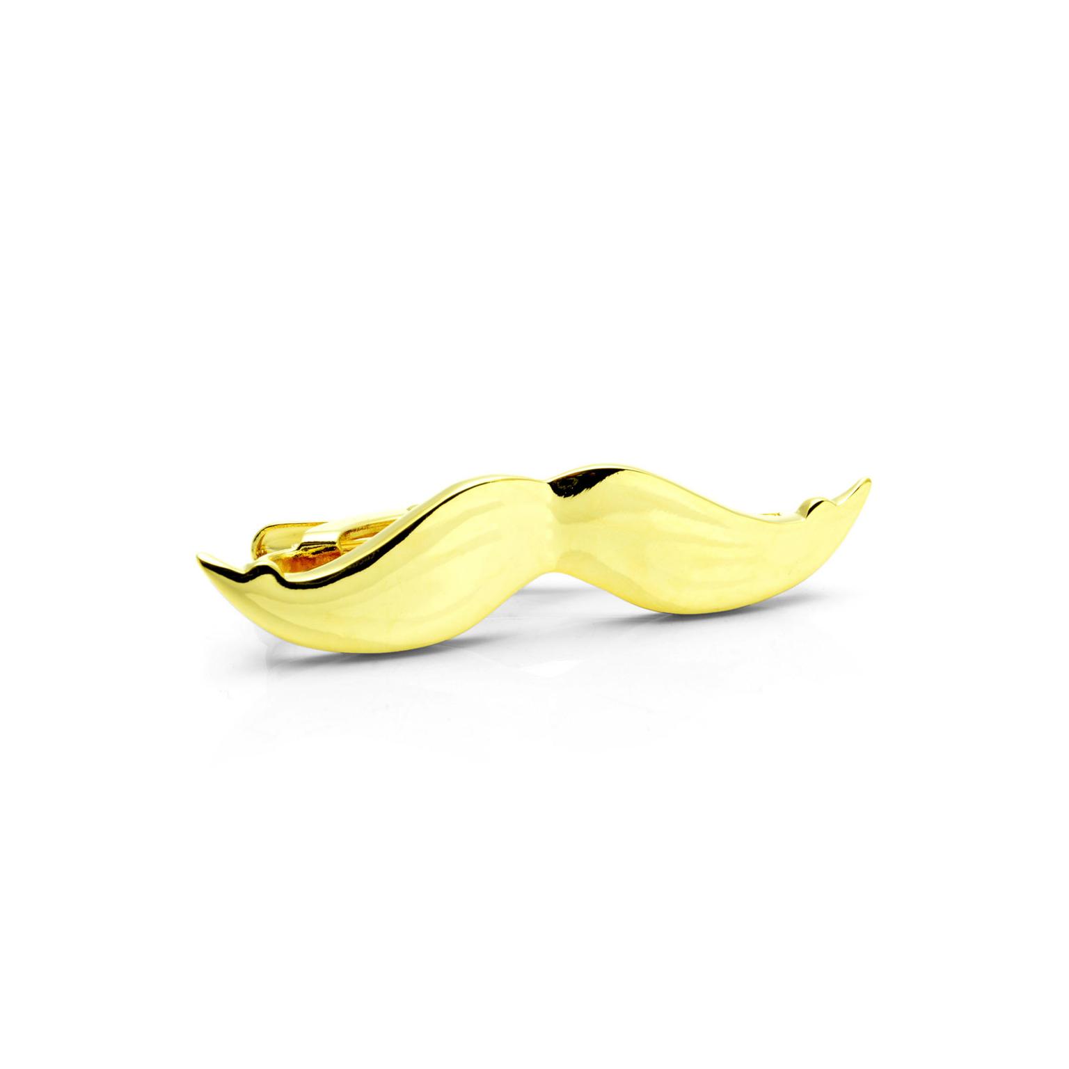 Κλιπ Γραβάτας Gold Mustache Κλιπ Γραβάτας Gold Mustache