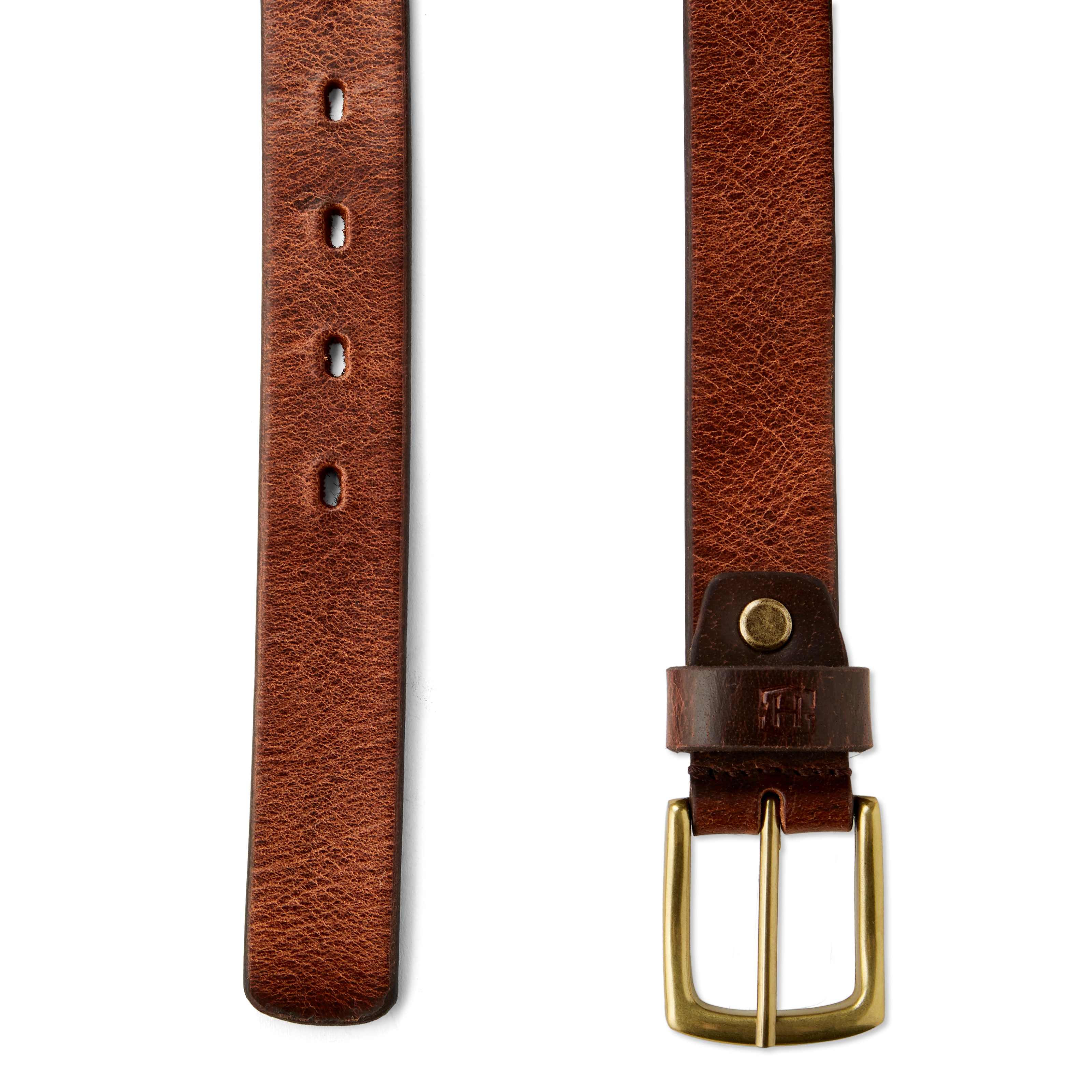 Brązowy skórzany pasek Shanan - 2