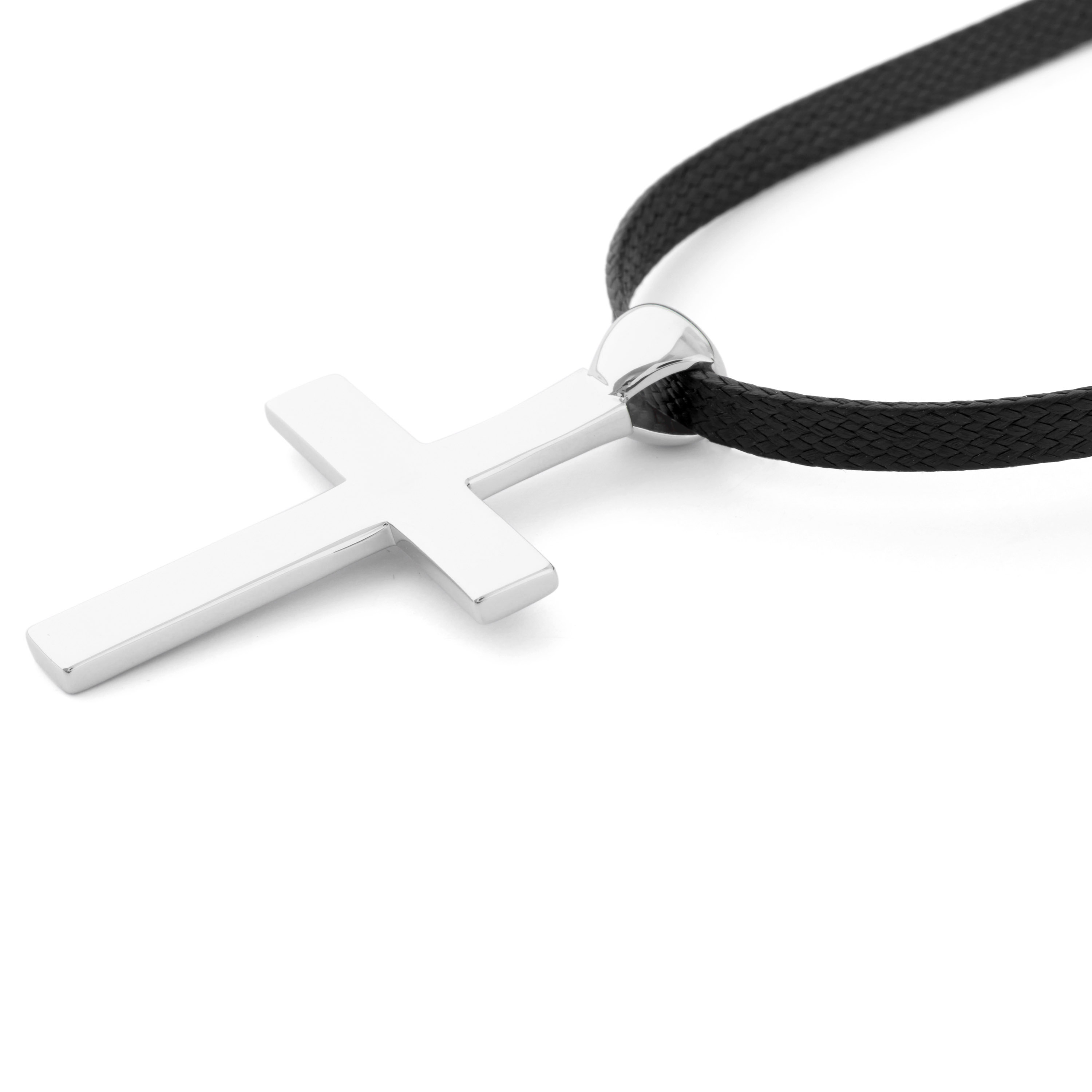 925er Silber Dünnes Kreuz - 2