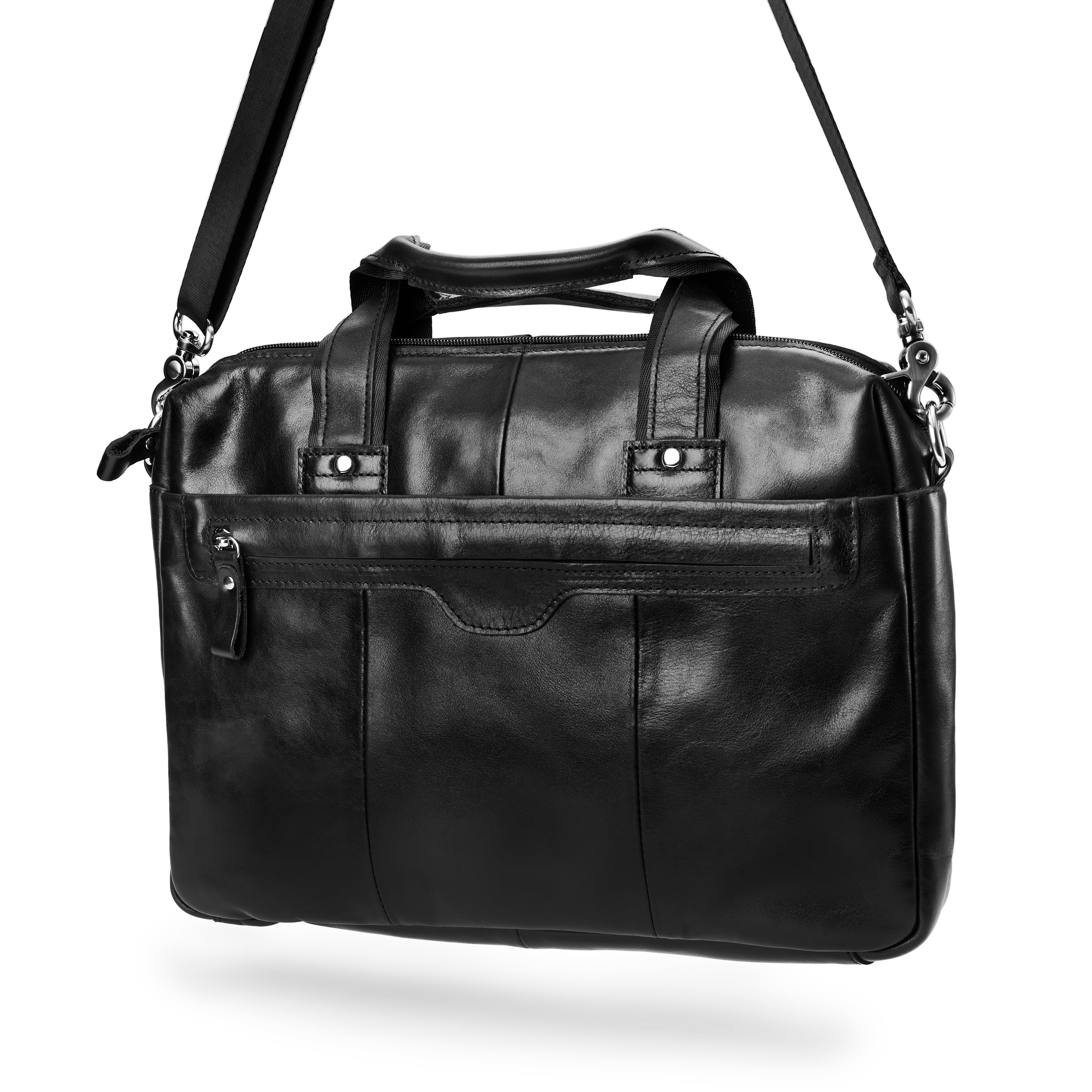 Sac en cuir noir Everyday - 4