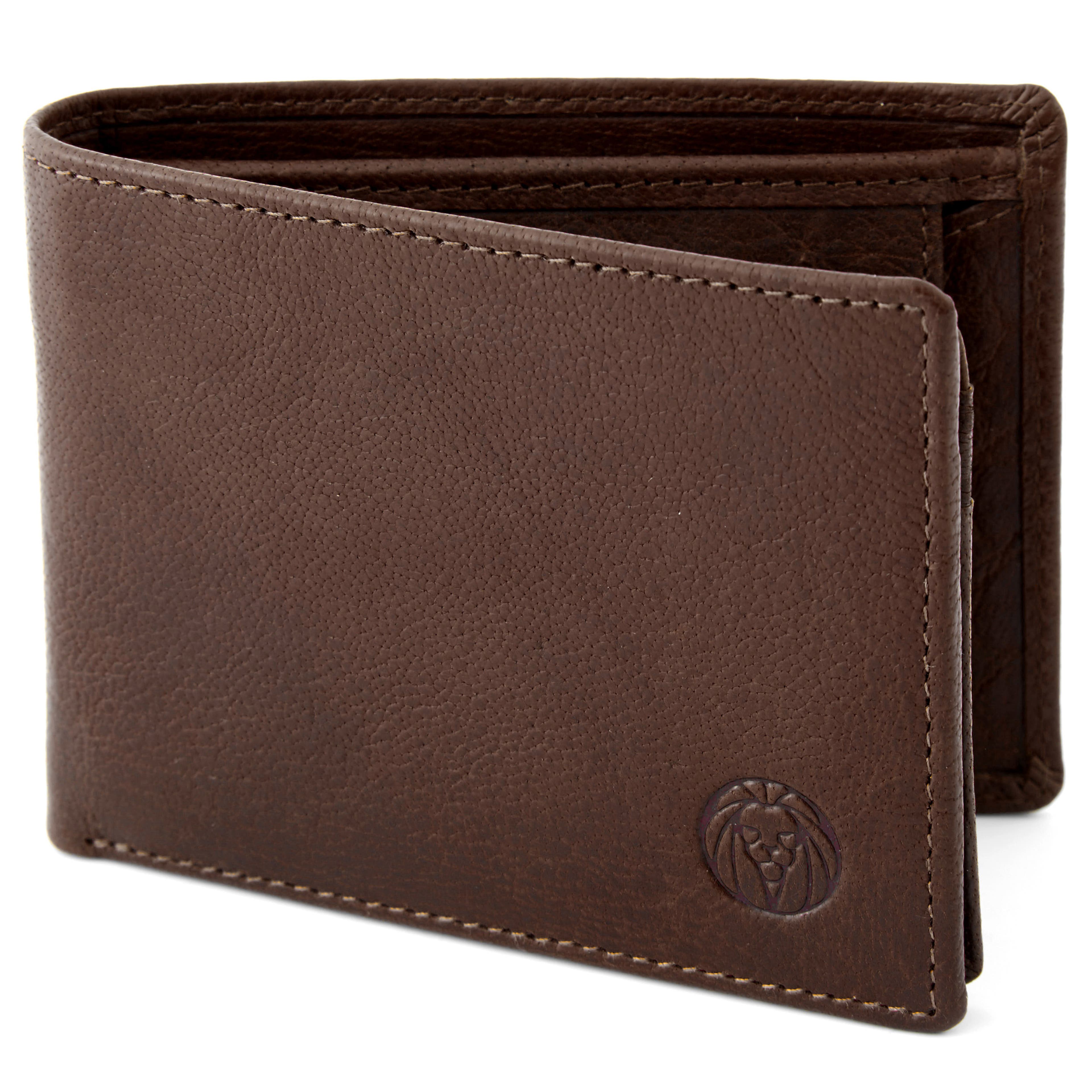 California | Simple Brown Leather Wallet