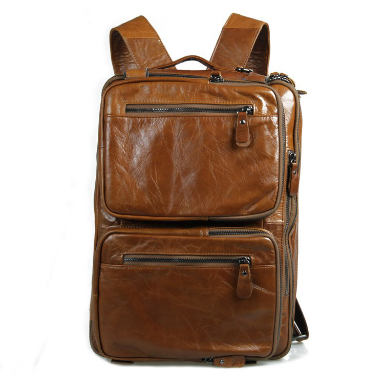 Hnedá viacúčelová taška Camel Aztec - 6