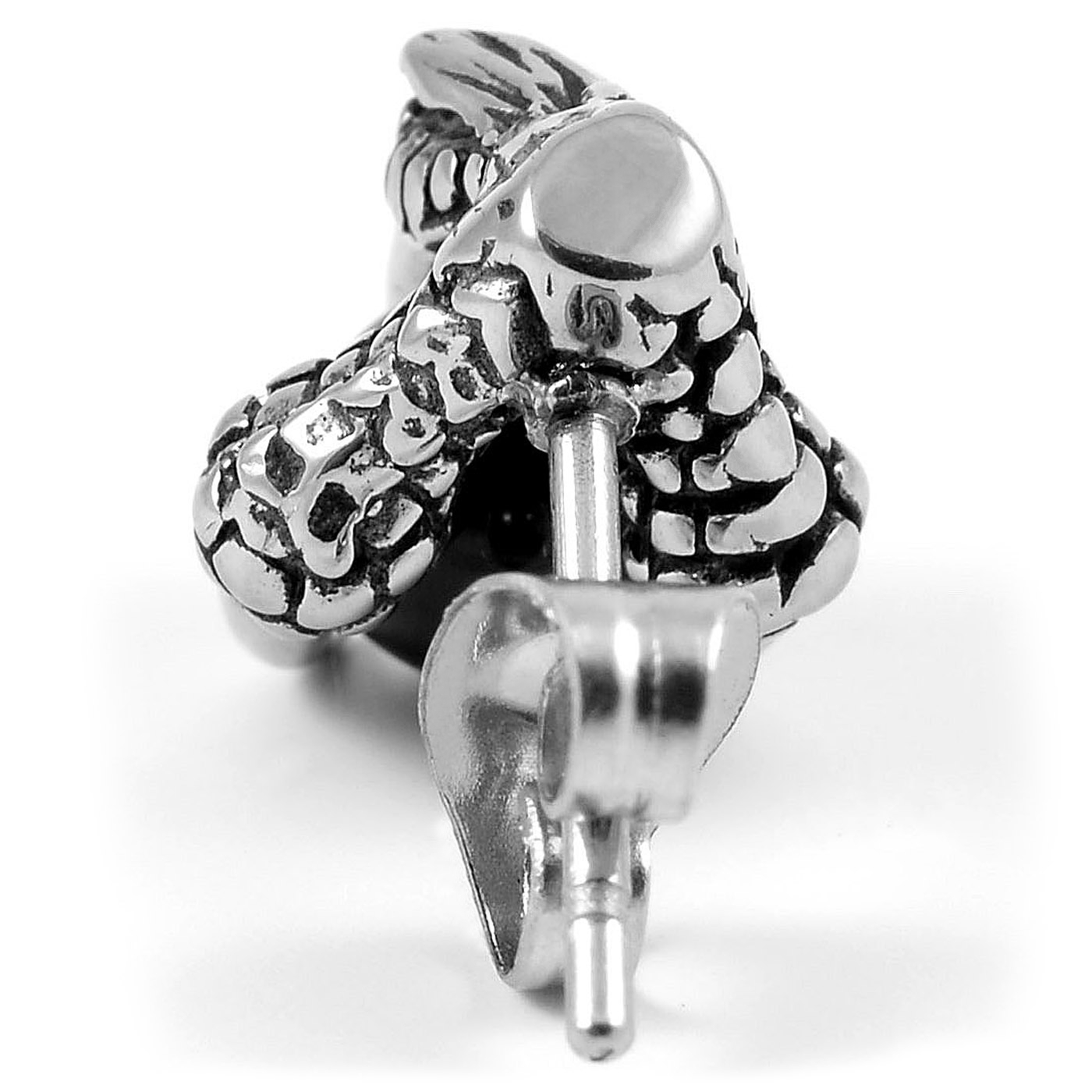 Boucle d'oreille La serre argentée - 3