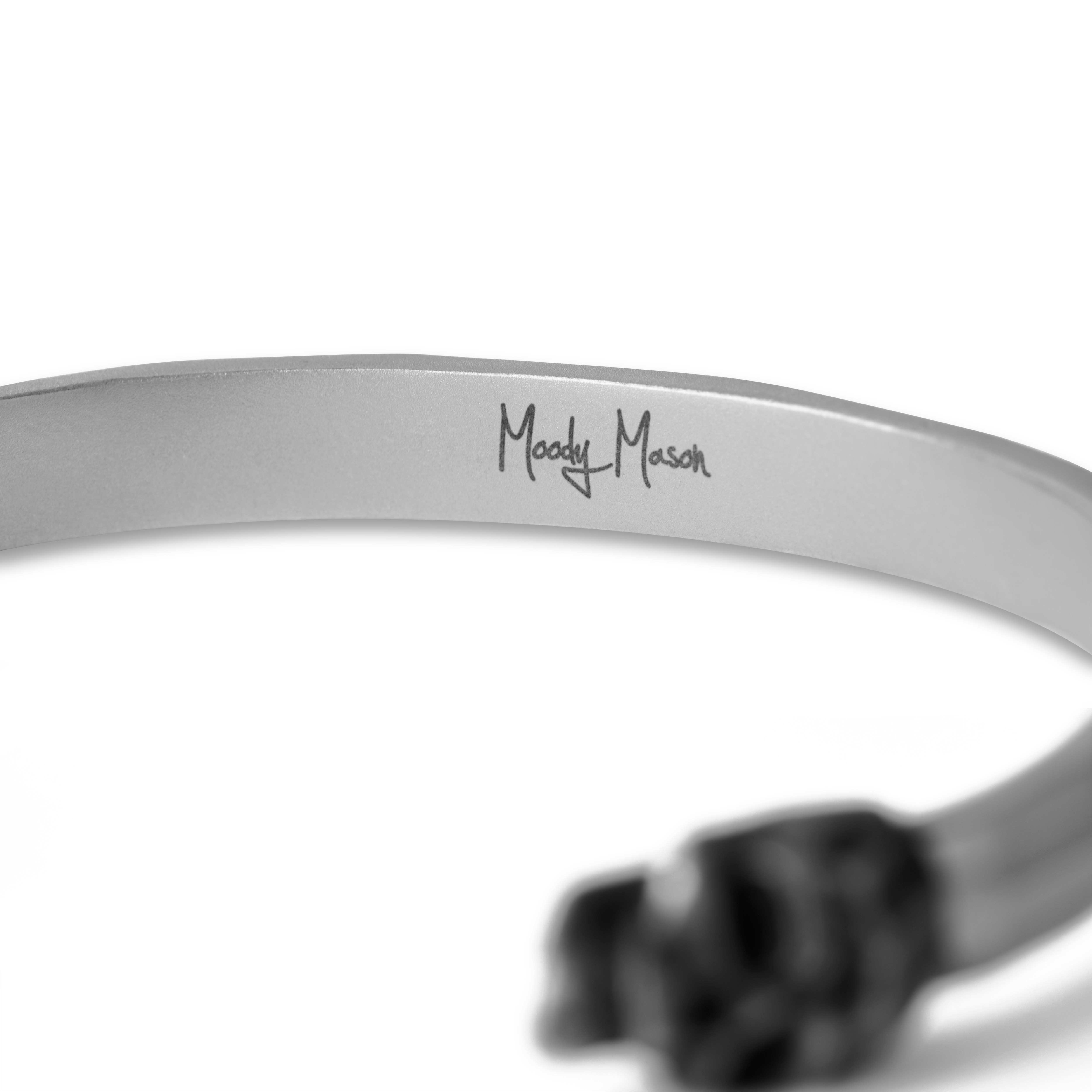 Stalowa bransoletka mankietowa Jax - edycja limitowana - 4