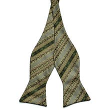 Zelene kravate s samosvojnim vozlom