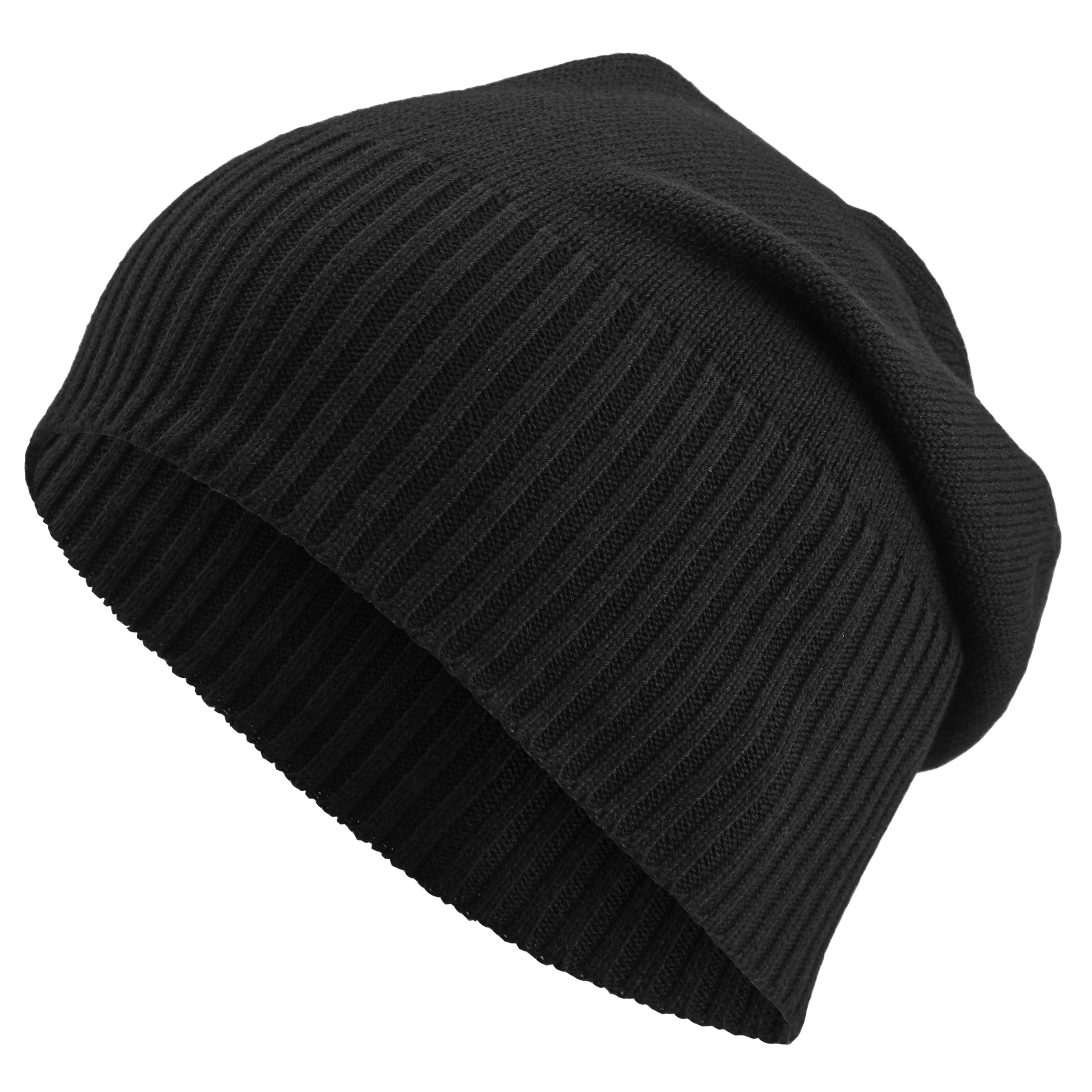 Черна тънка шапка от органичен памук Konrad Kite