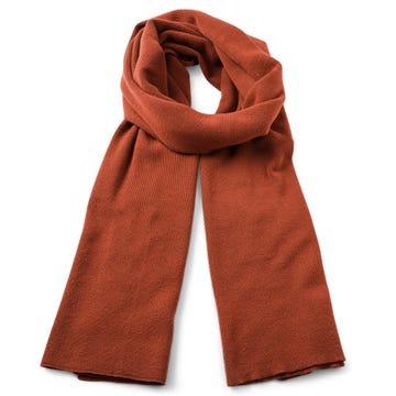 Hiems | Оранжев шал от рециклиран памук