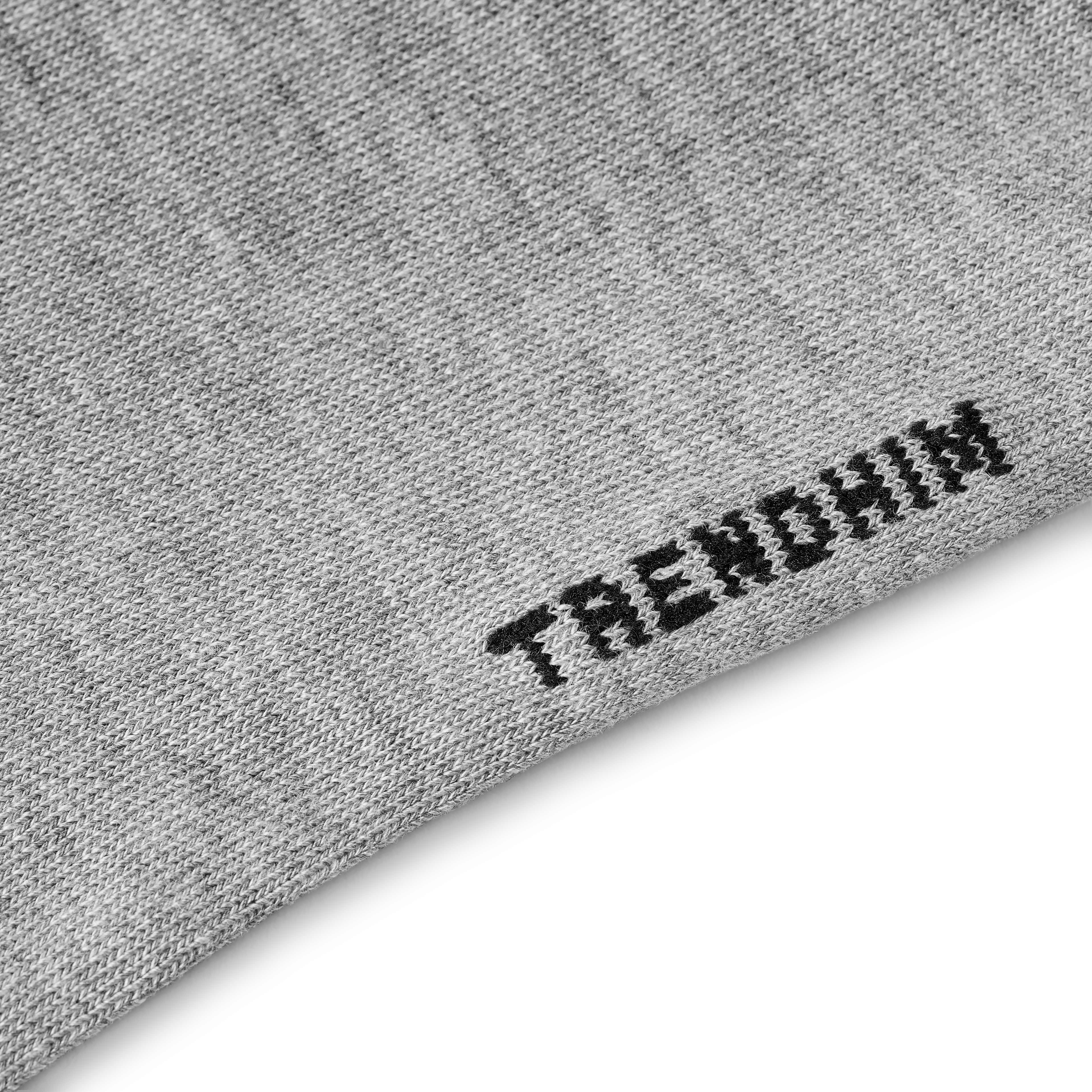 TrueFeel | 3-Pack Light Grey Bamboo Crew Socks - 3