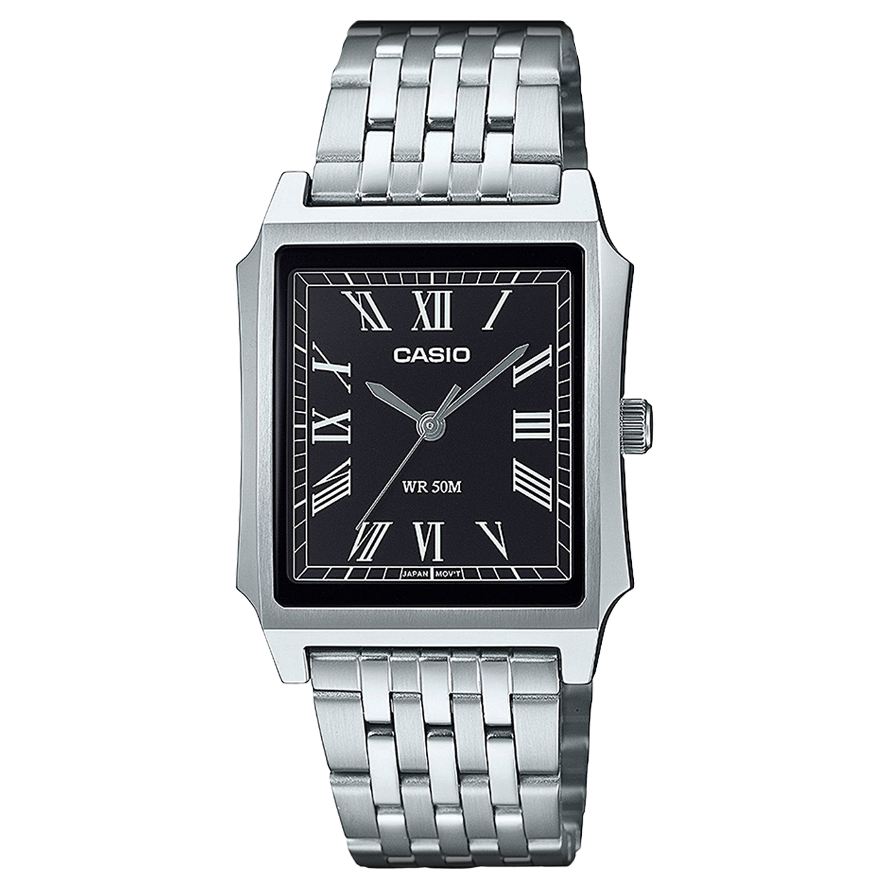 Casio Timeless MTP-B190D-1BVEF Silver-Tone Stainless Steel Quartz Watch