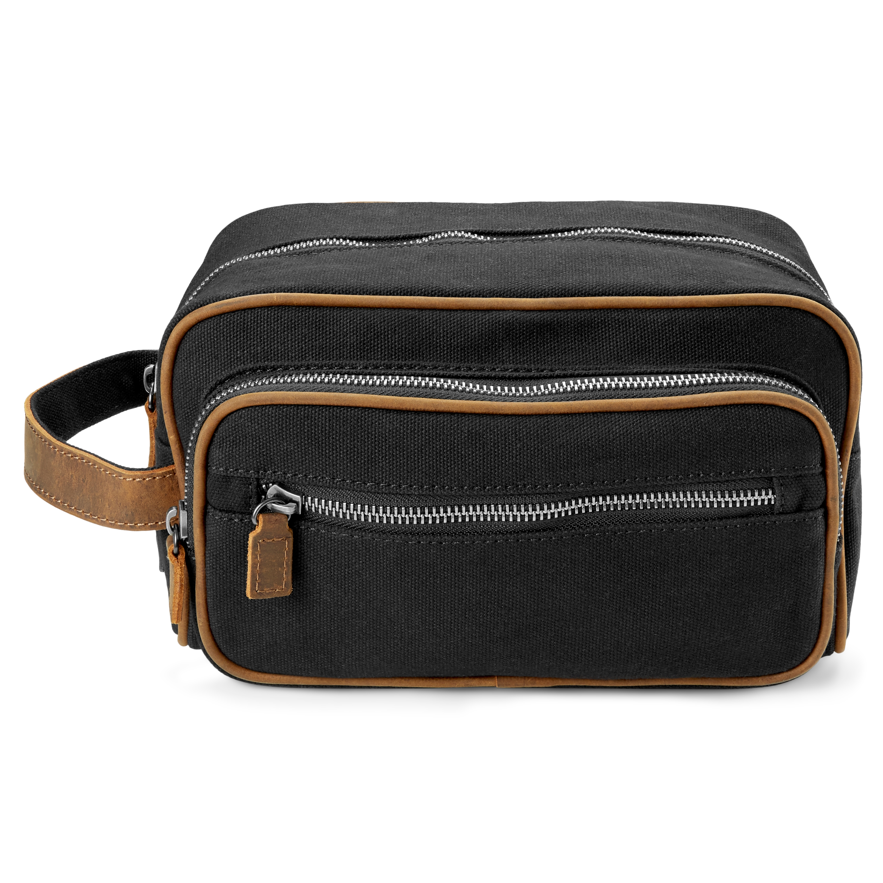 Selah Black & Tan Tarpa Wash Bag  - 3