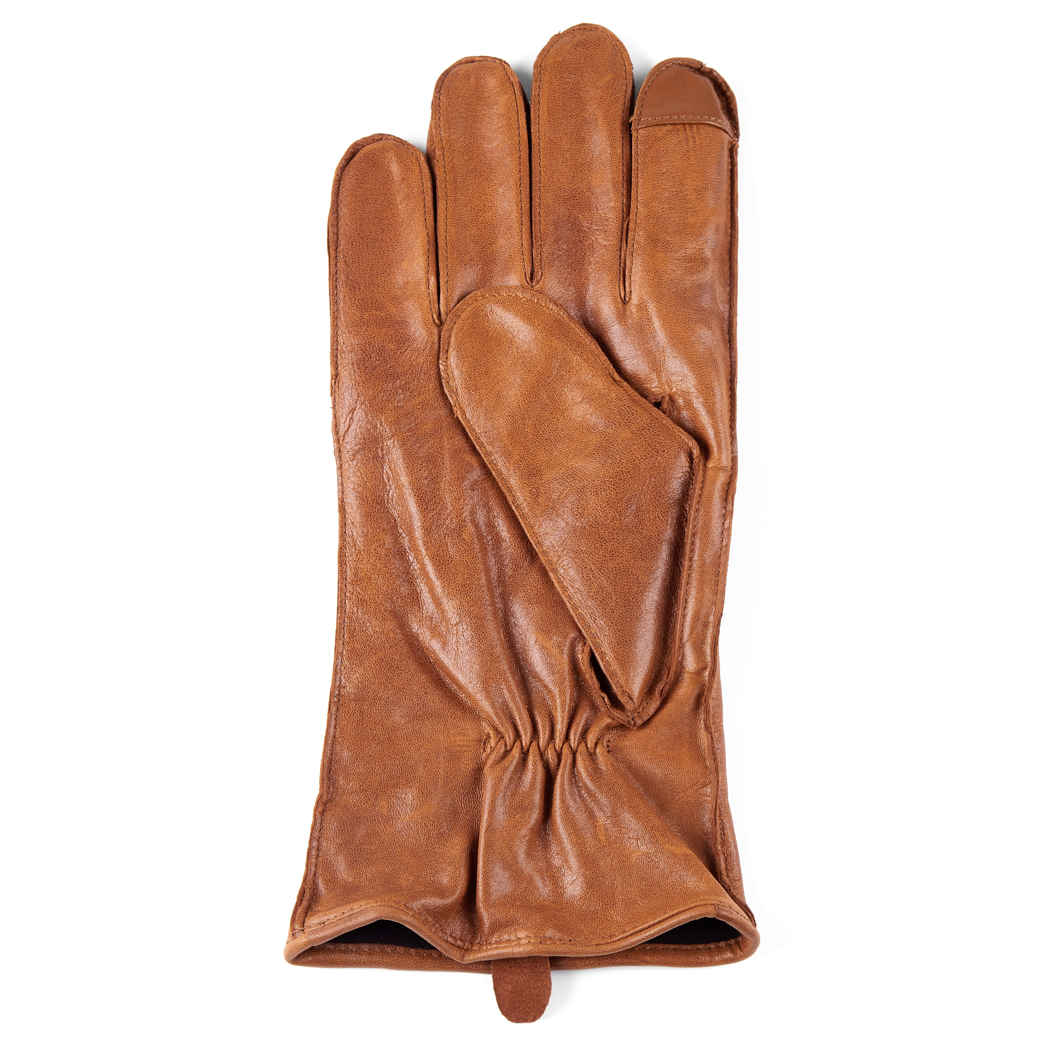 小物 2010s mackintosh sheep leather gloves Cuffed Tan Perforated Touchscreen Compatible Sheep leather Gloves