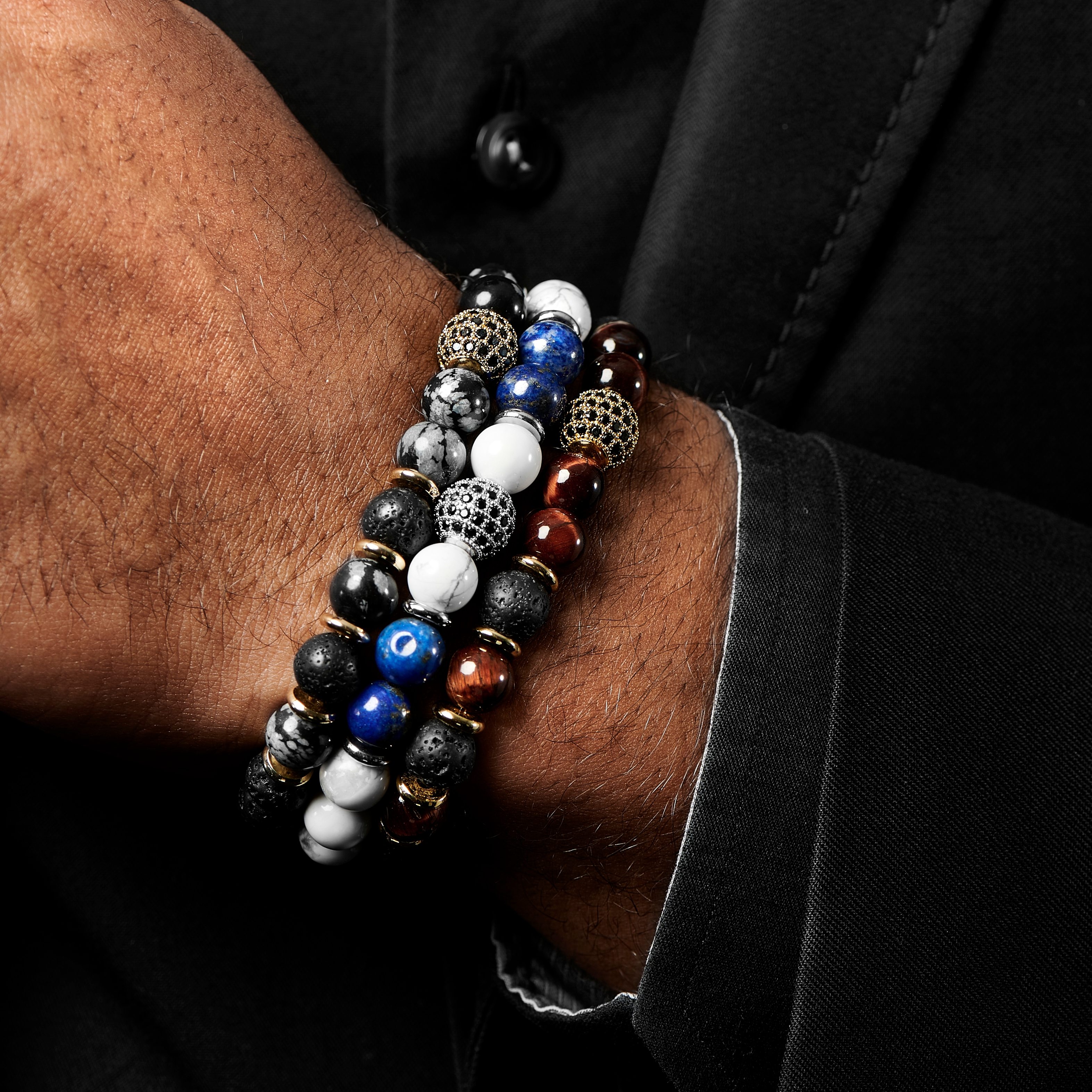 Pack de 3 bracelets royaux - 2