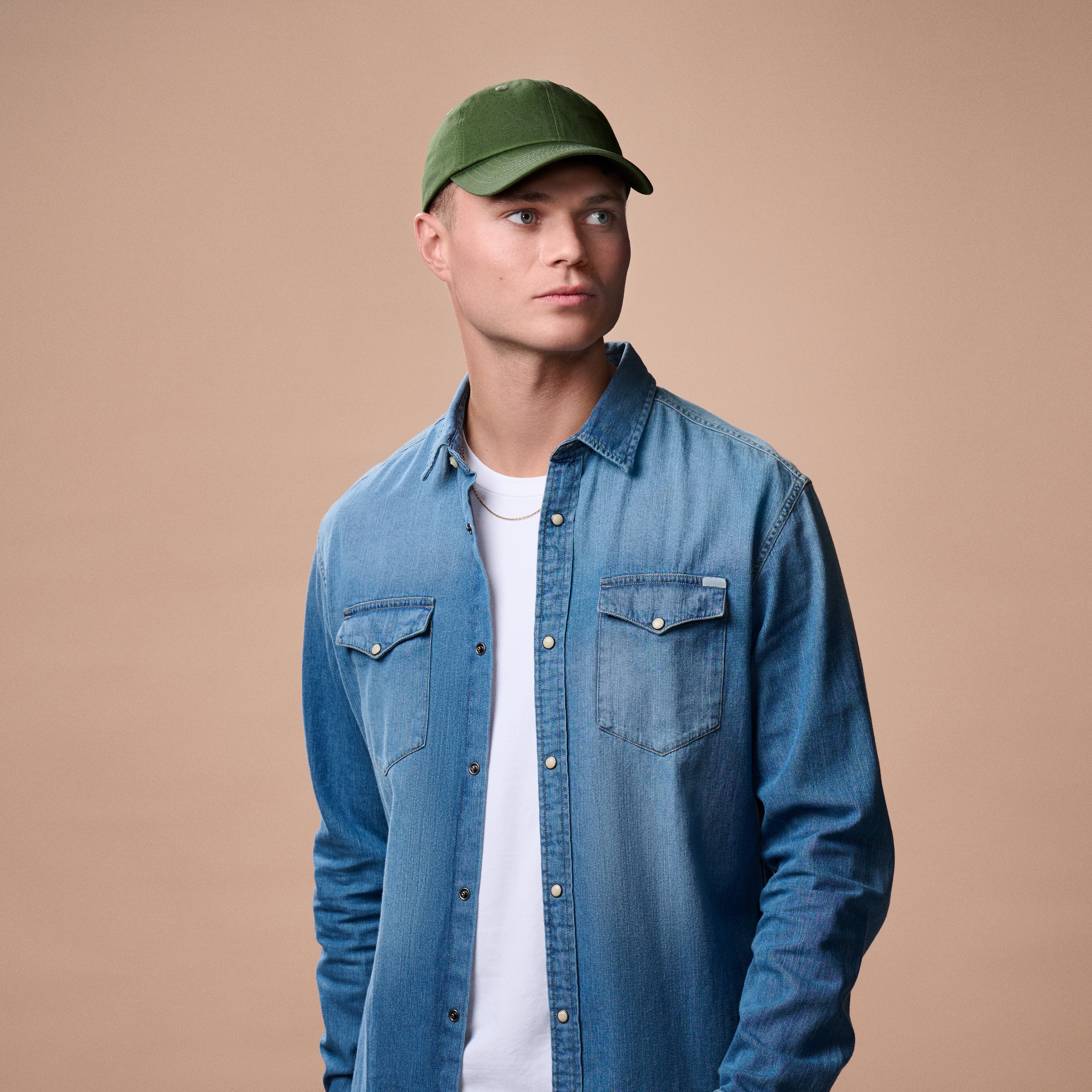 Green Organic Cotton Soft Cap - 3