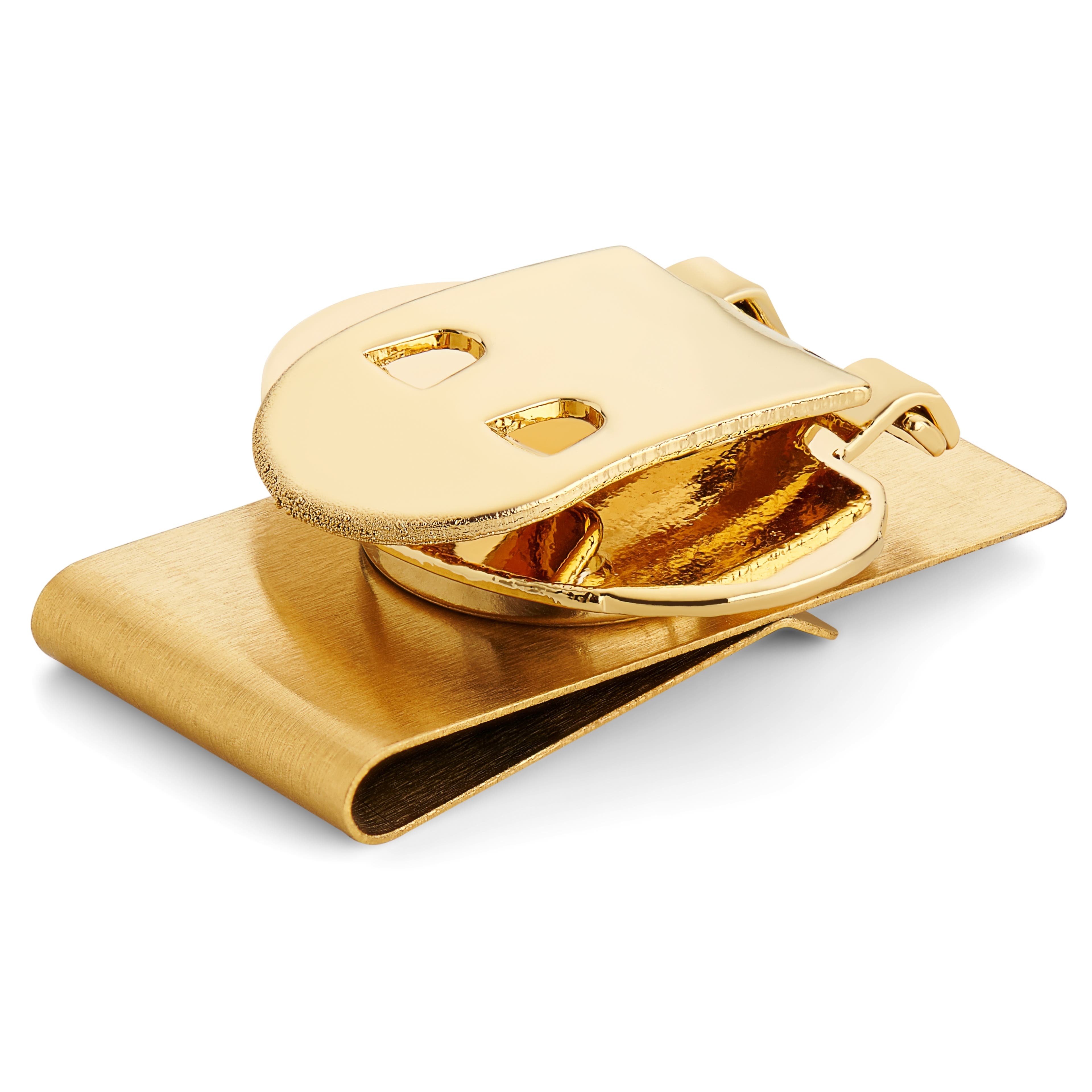 Gold-Tone Invisible Magnetic Tie Clip Gold-Tone Invisible Magnetic Tie Clip