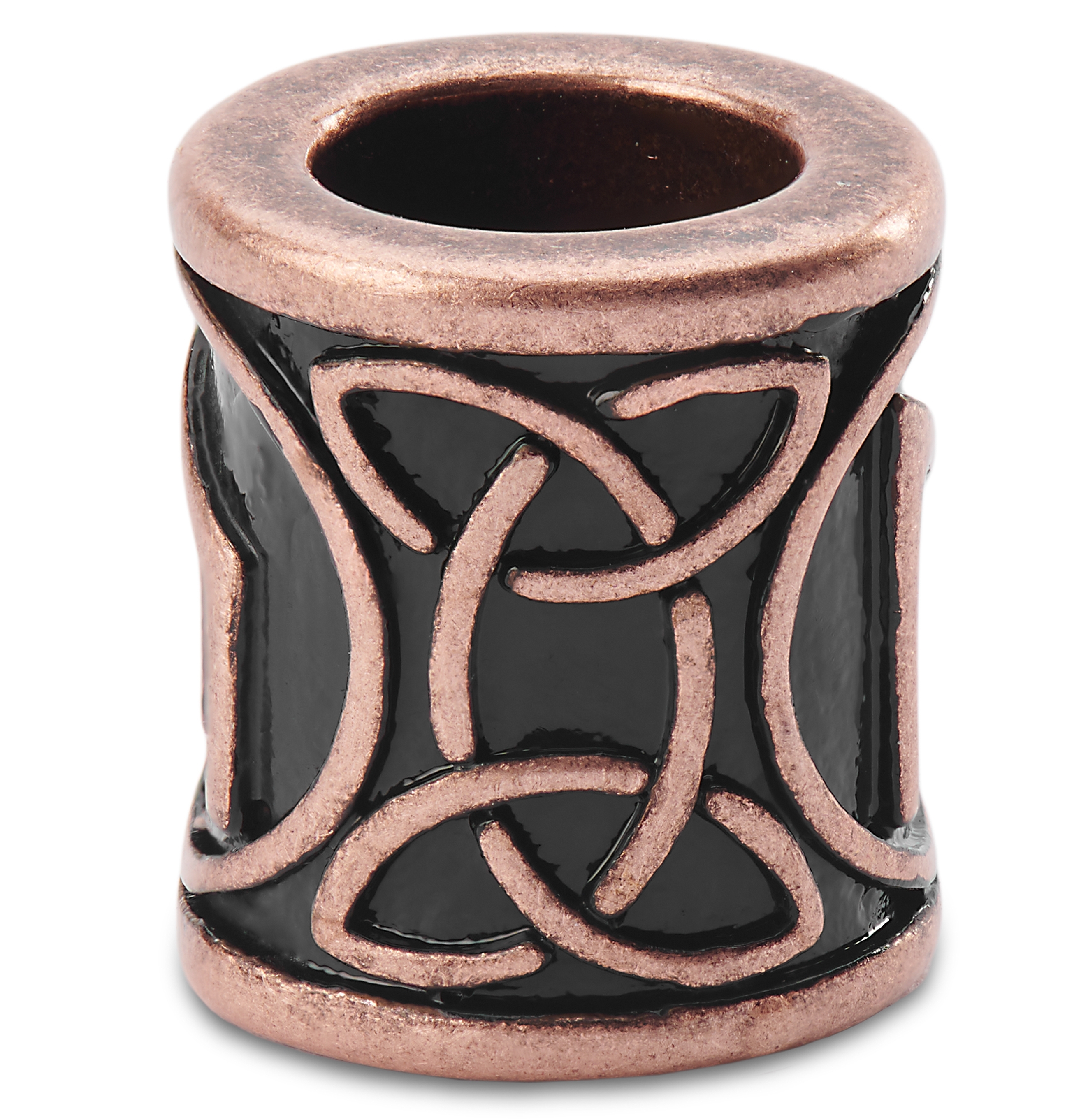 Bronze-tone Viking Uruz Rune Beard Ring - 3