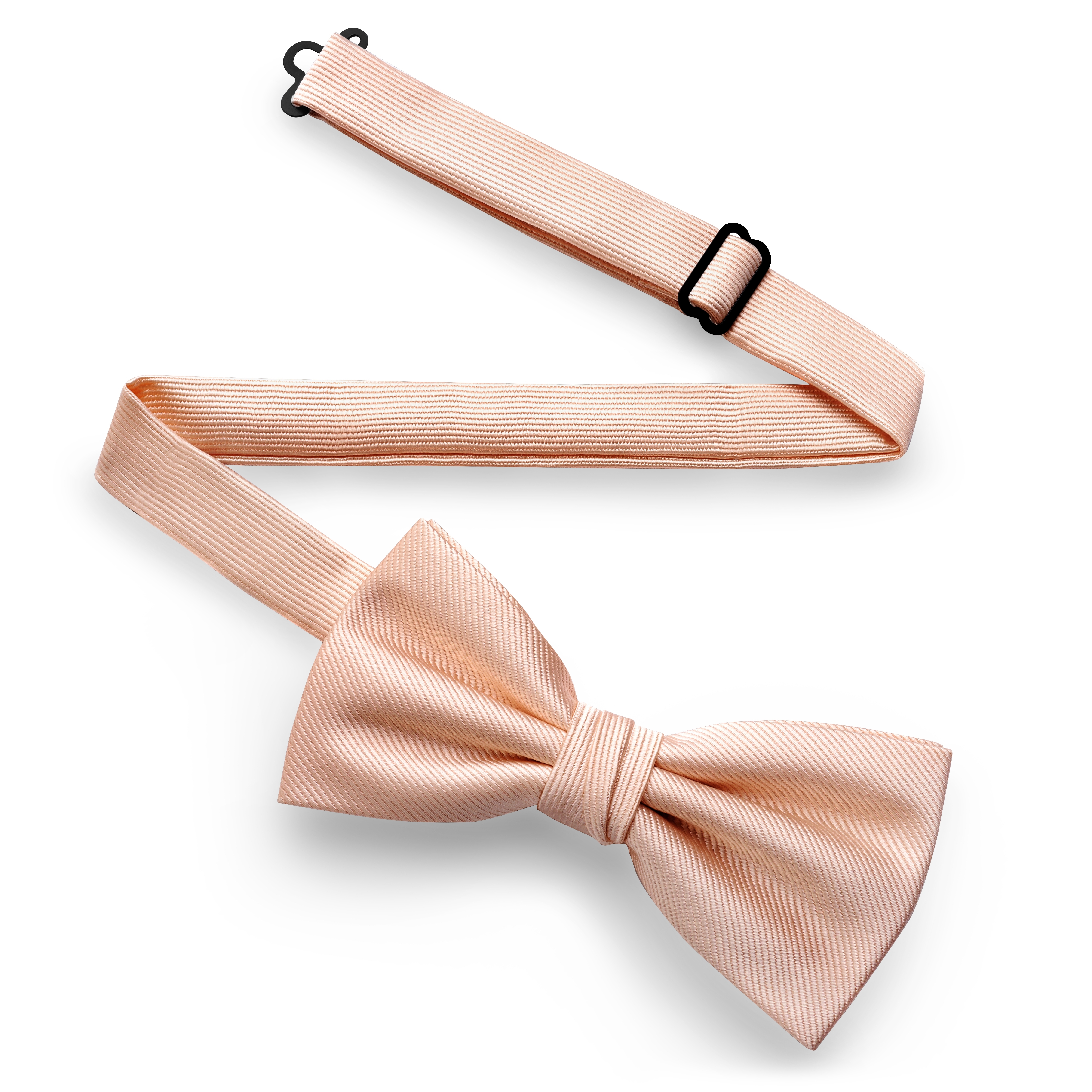 Rosa vorgebundene Grosgrain Fliege - 3