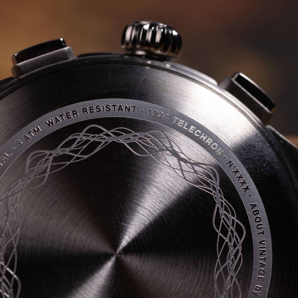 1934 Telechron | Surgical Steel & Blue - 4