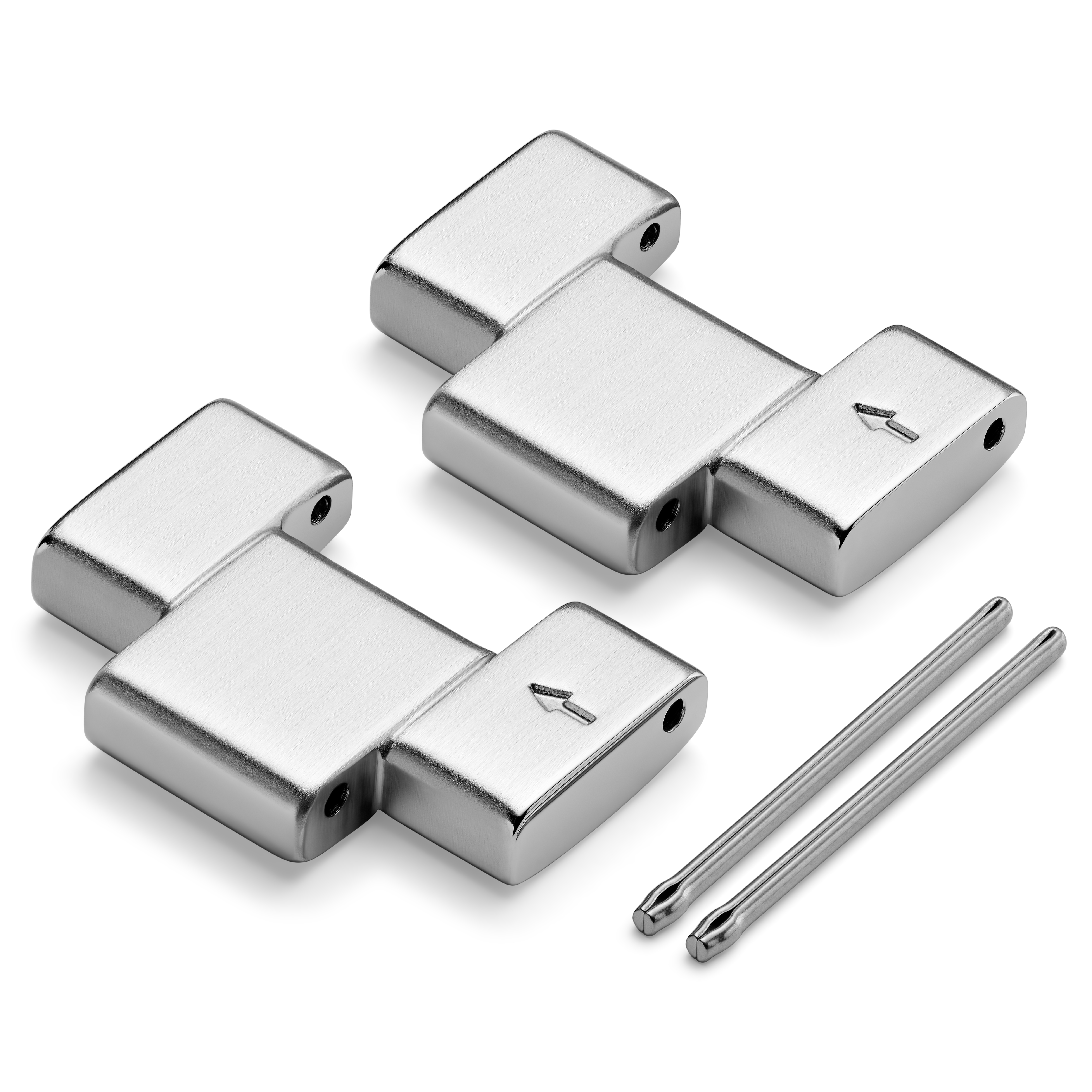 Сребристи звена за верижка на часовник Dante - 3