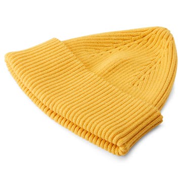 Yellow Kevin Kite Lightweight Organic Cotton Beanie Yellow Kevin Kite Lightweight Organic Cotton Beanie