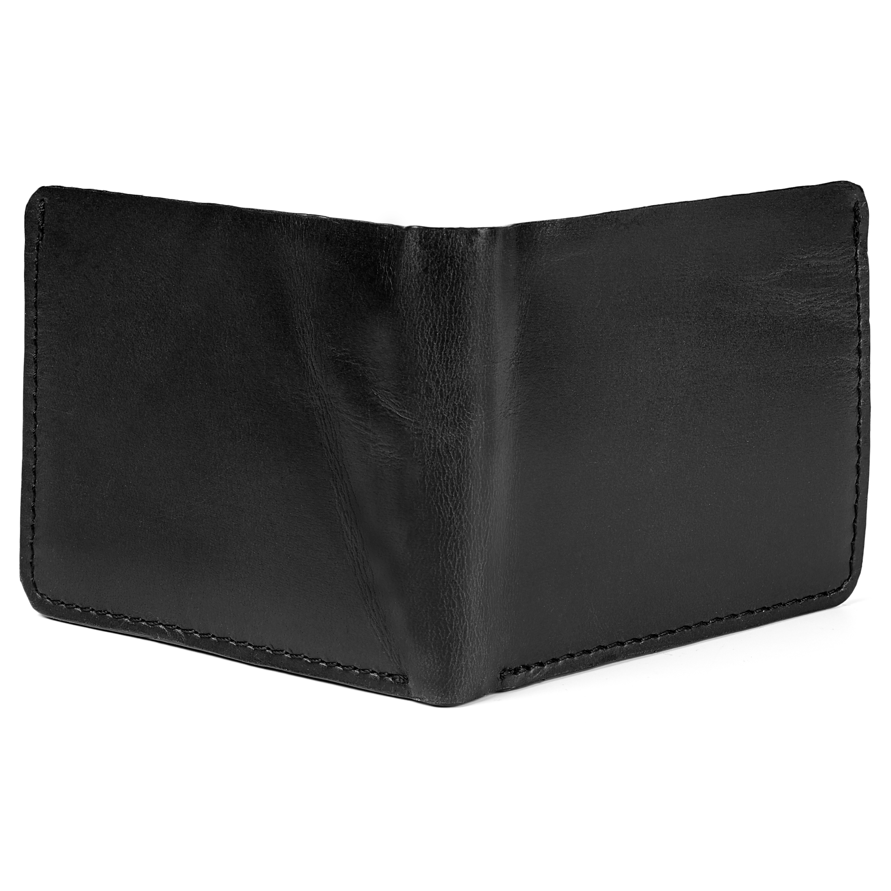 Black Genuine Leather Cardholder - 3