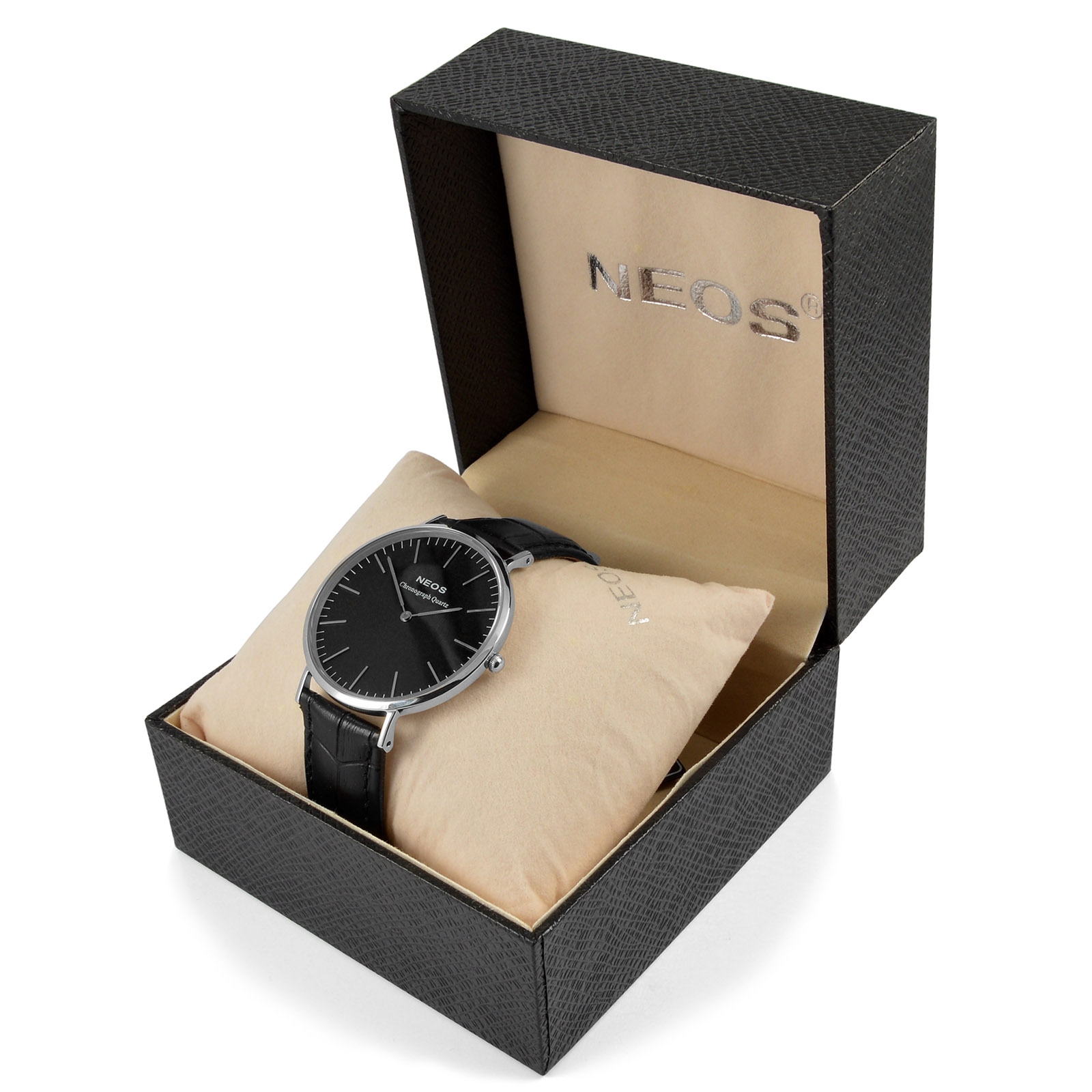 Svart Classic Safir Klocka - 5