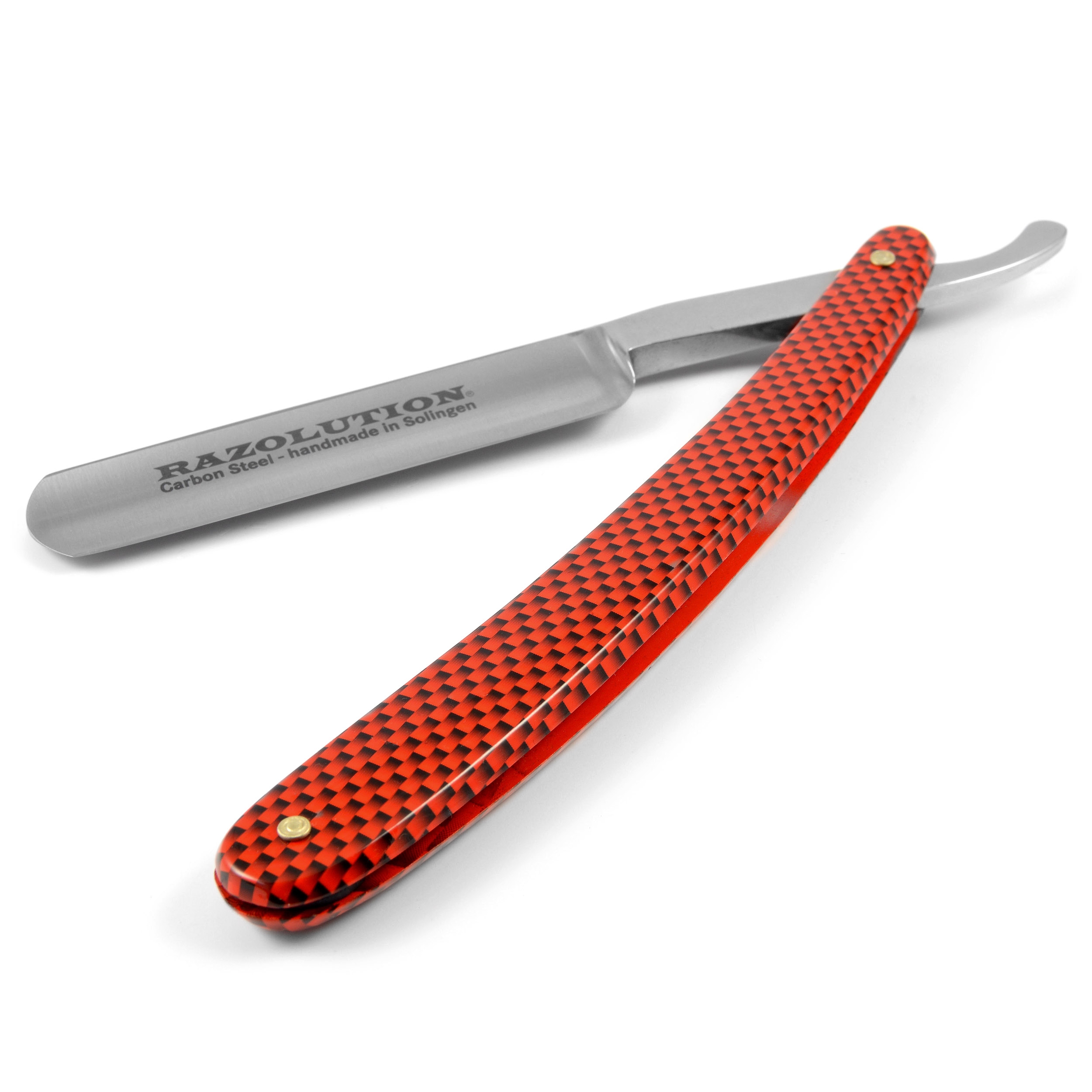 NASCAR Racing sarkans 5/8" oglekļa tērauda taisns skuveklis - 3