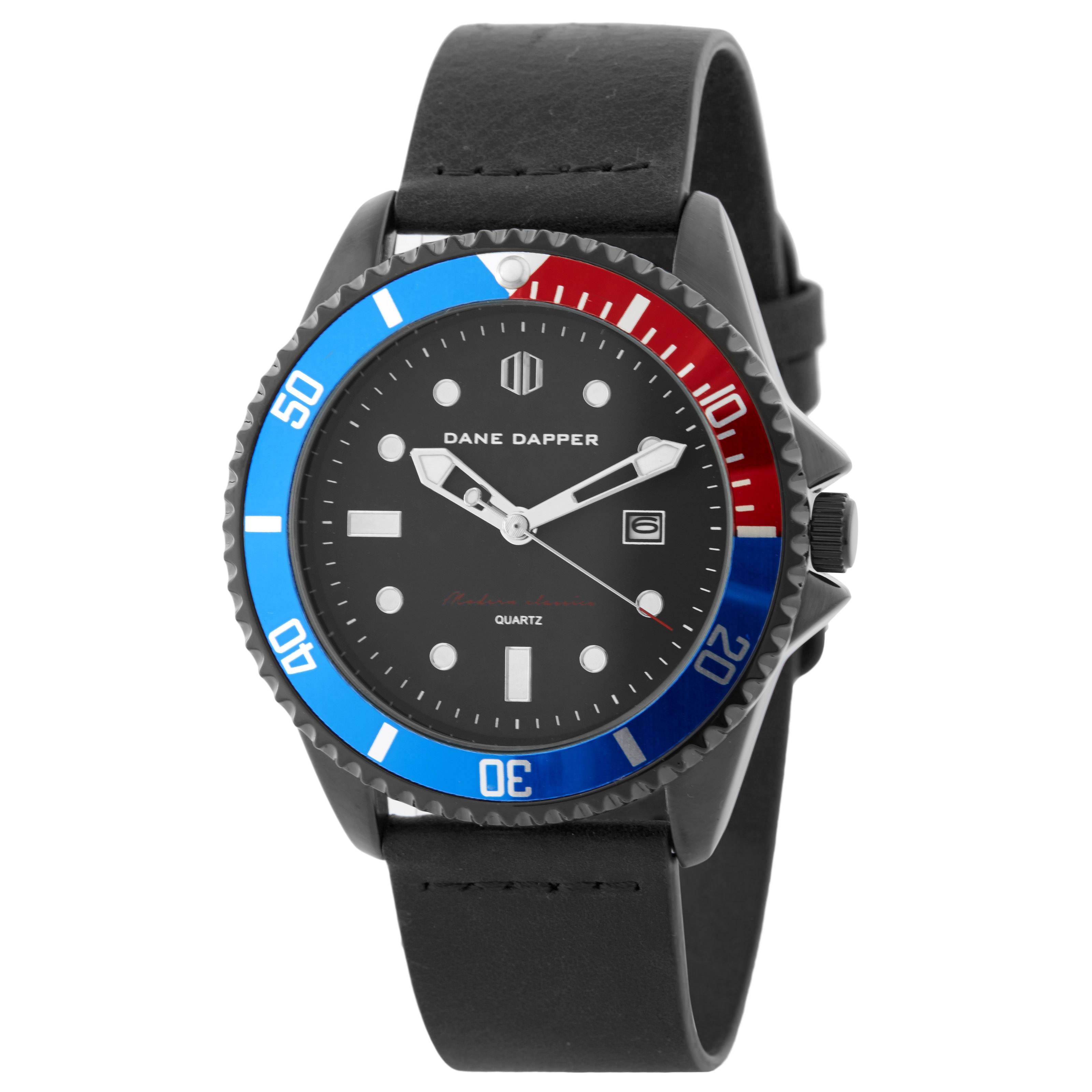 Leather Topaz Mariner Watch - 1